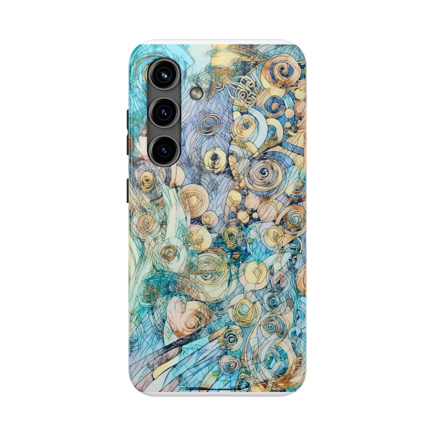 Golden Swirls Phone Case