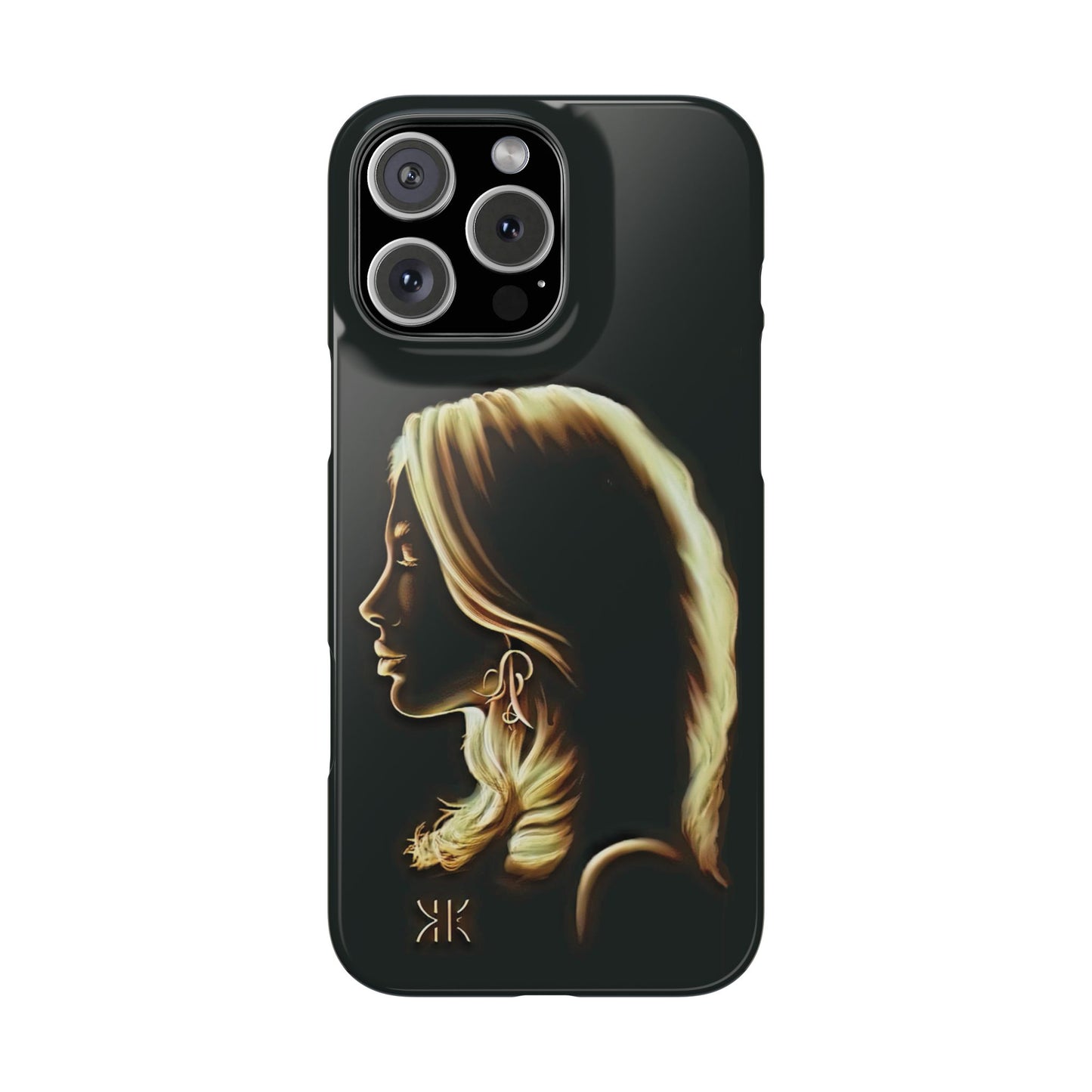 Copy of ' Modern Art Slim Phone Case -LOVE I-