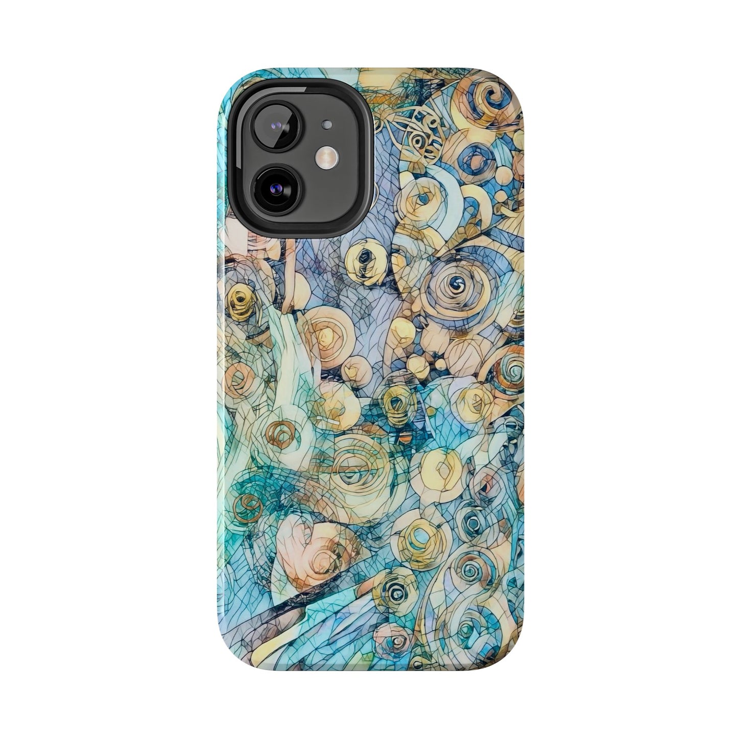 Golden Swirls Phone Case