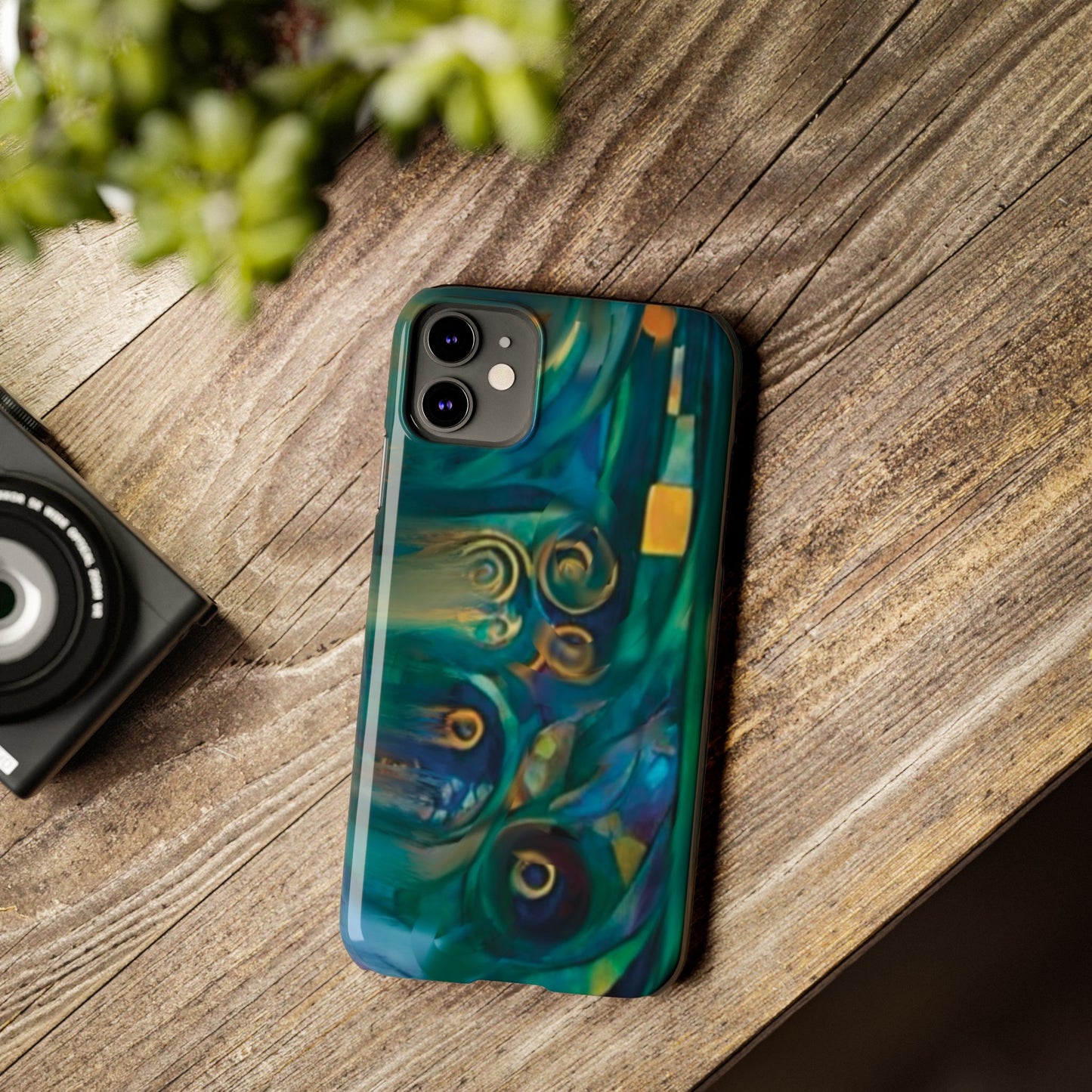 ' Modern Art Slim Phone Case -LOVE I-