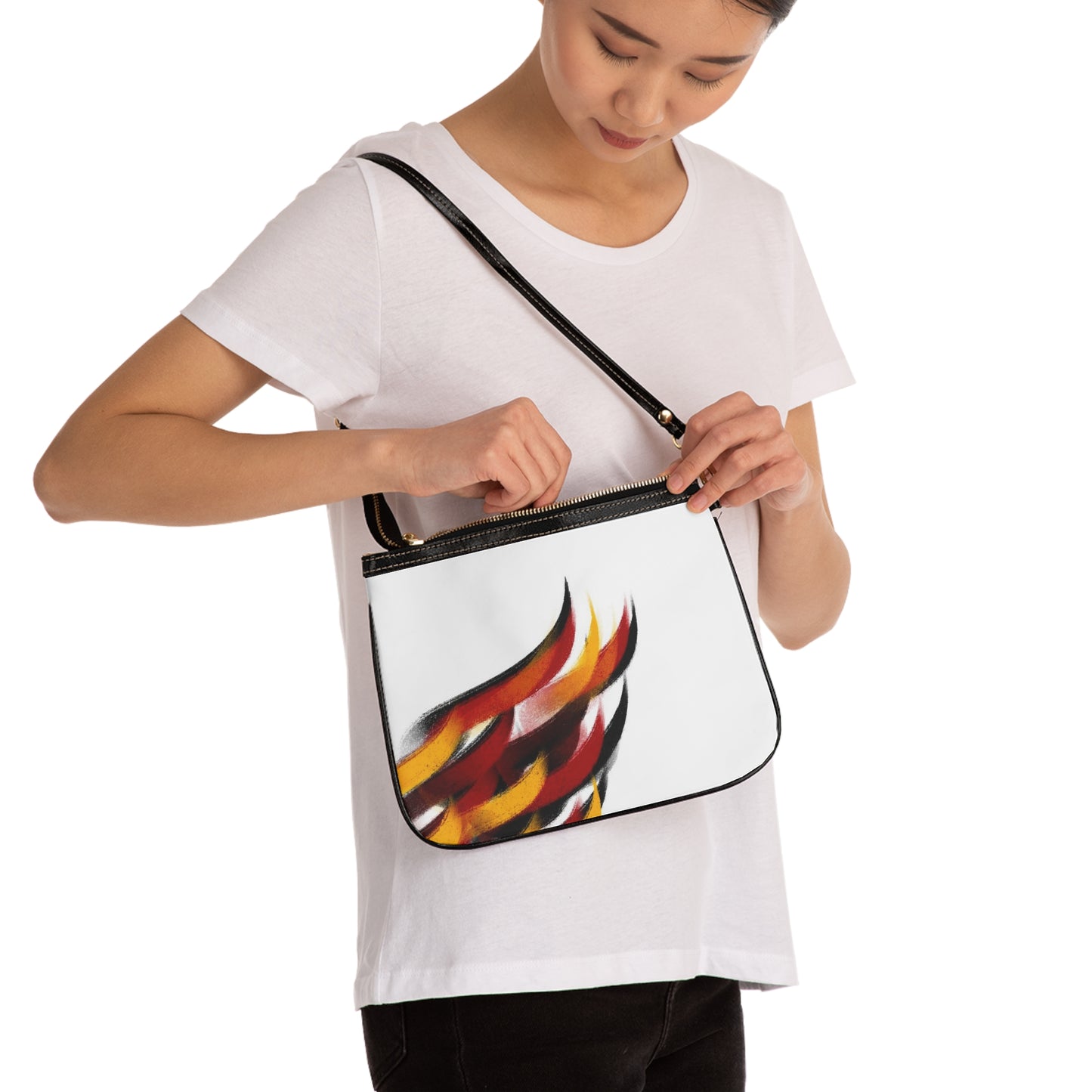 Persian Calligraphy Art Small Shoulder Bag