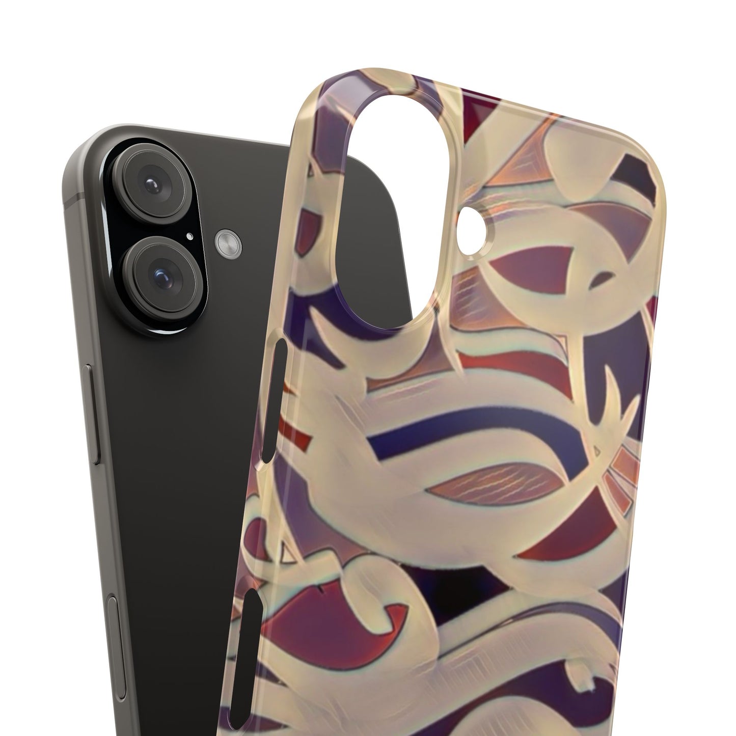 ' Modern Art Slim Phone Case -LOVE