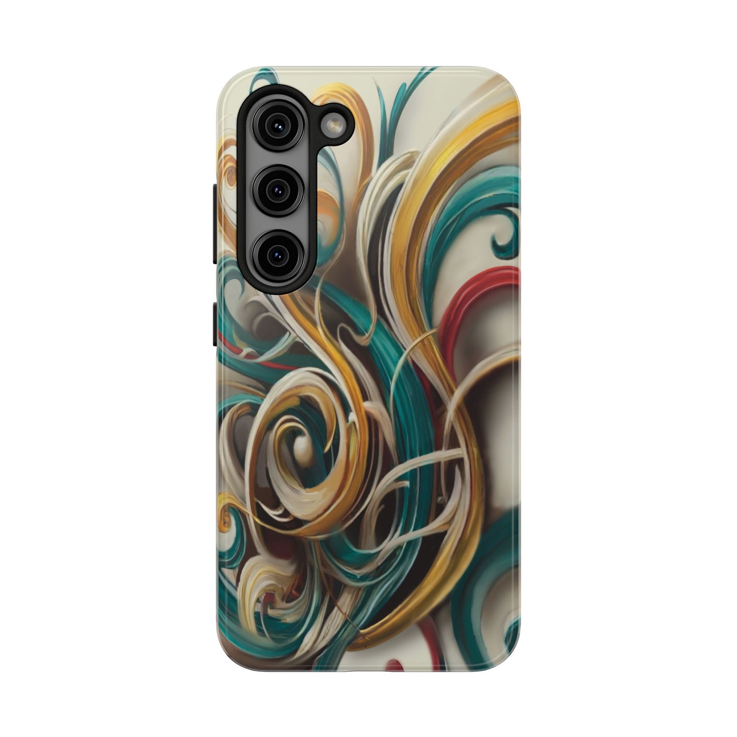 Marble Abstract Phone Case Calligraphy