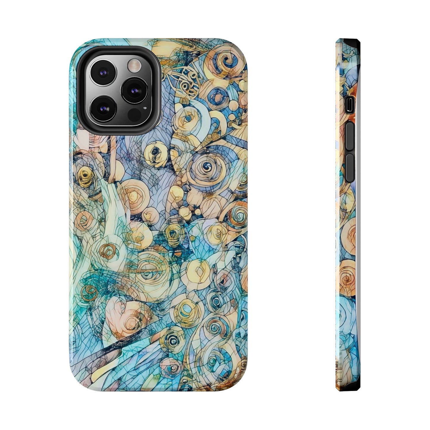 Golden Swirls Phone Case