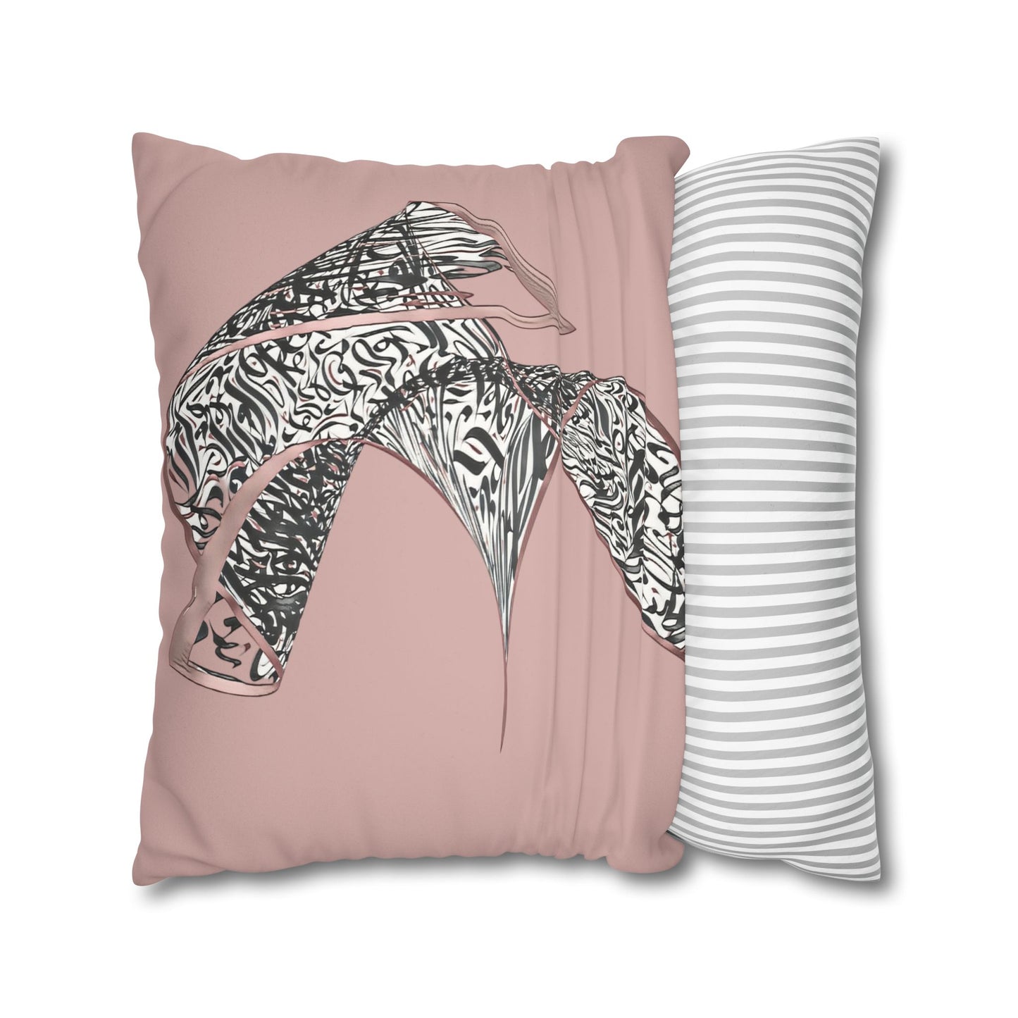 Kalli K Pillowcase - Modern Calligraphy Design
