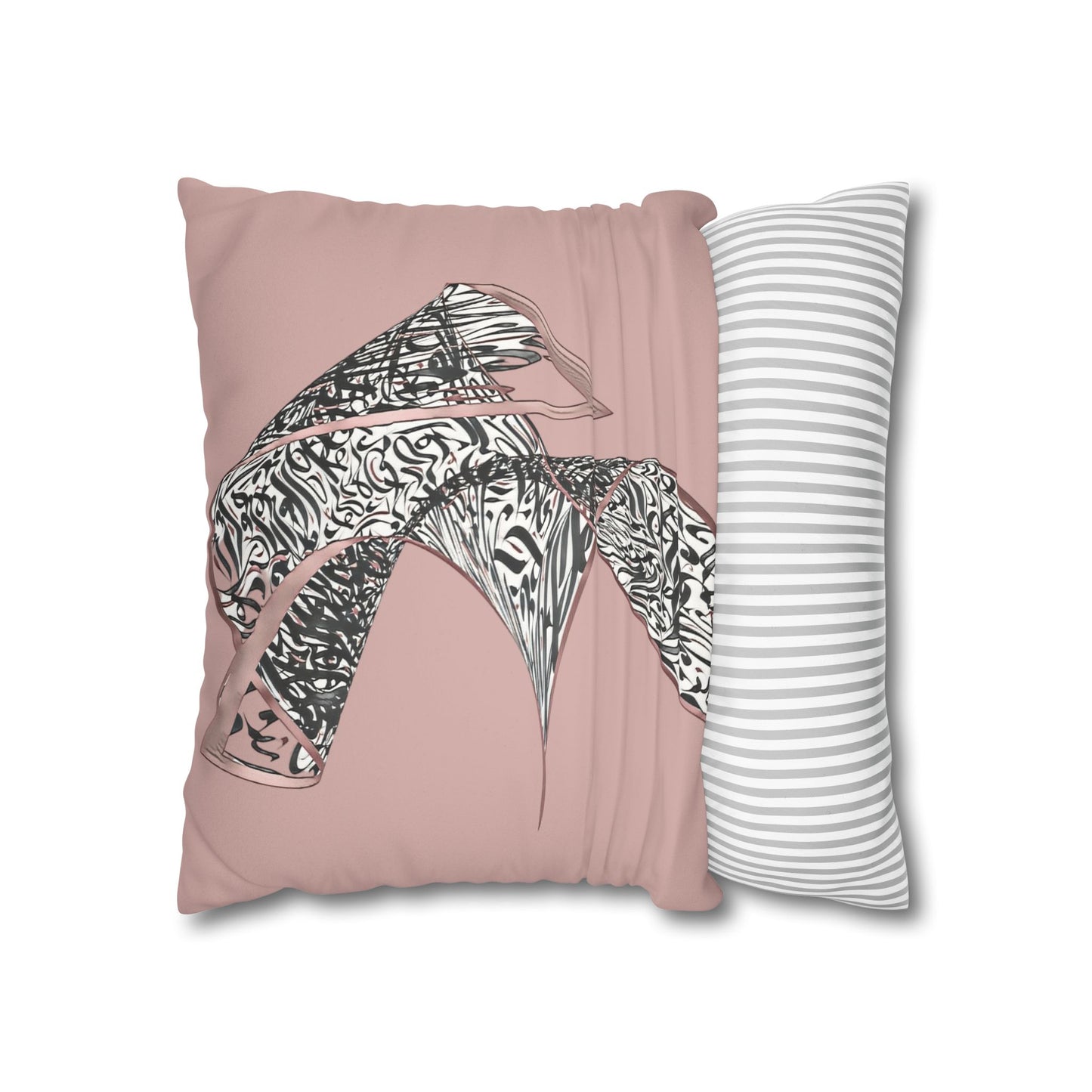 Kalli K Pillowcase - Modern Calligraphy Design