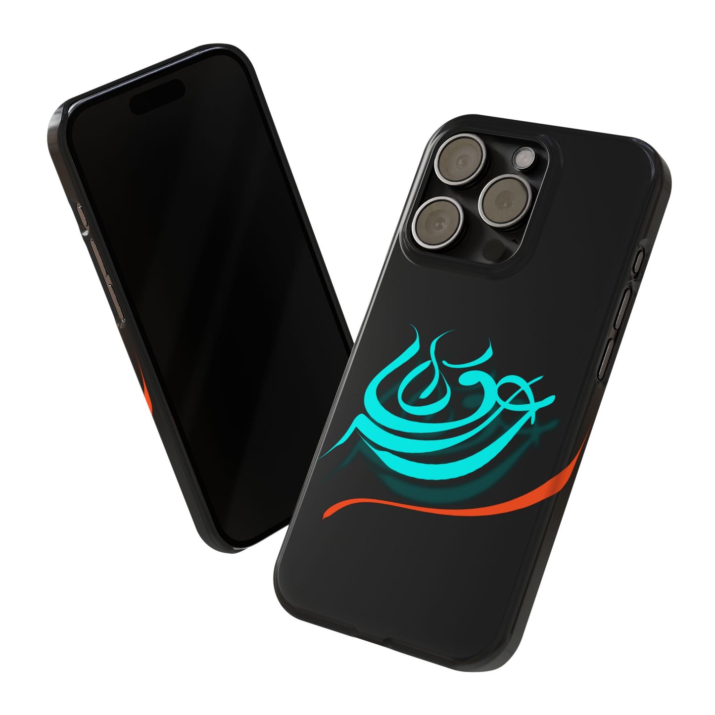 ' Modern Art Slim Phone Case -LOVE