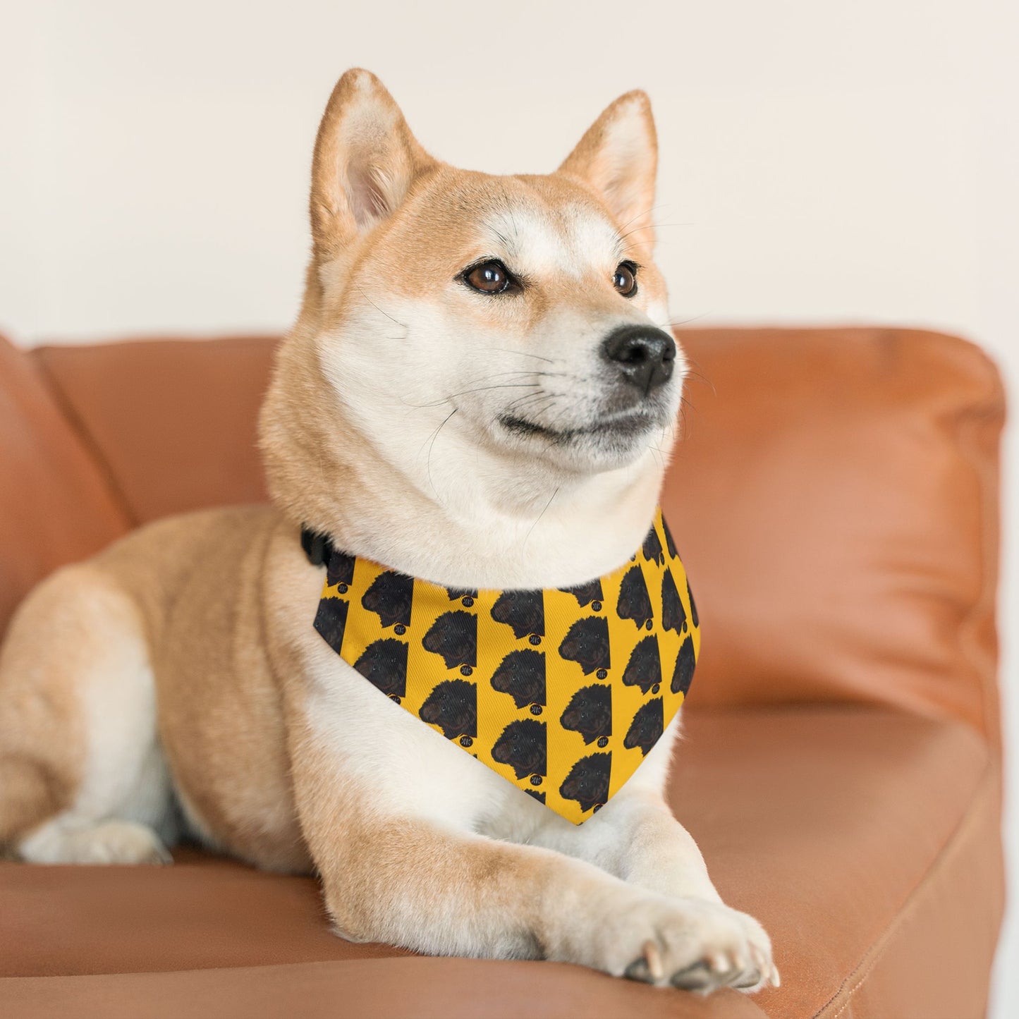 COAL Dapper Dog Bandana Collar - Cute Pet Accessory with Bowtie Design