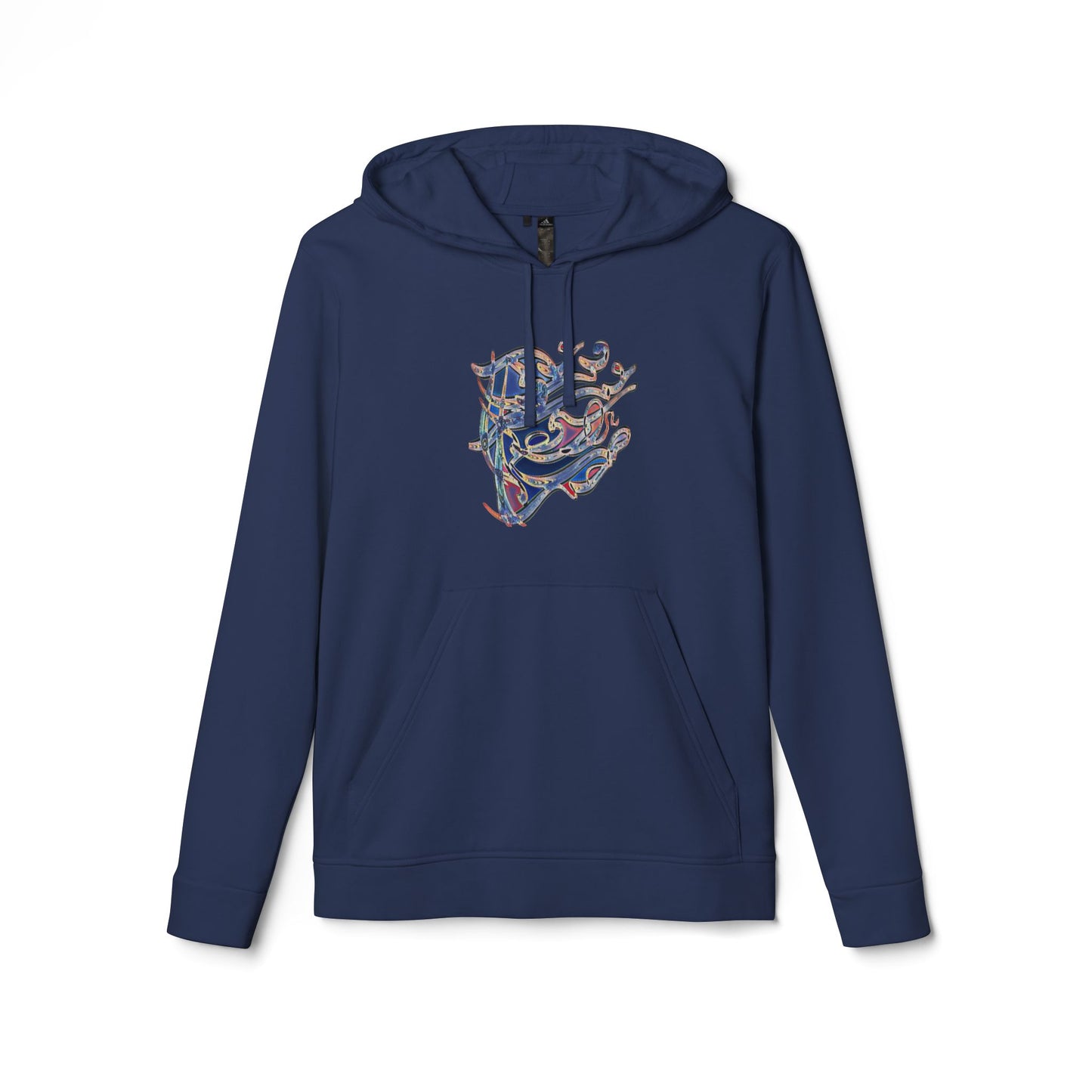 Copy of Fleece Hoodie with Modern Calligraphy Adidas Design