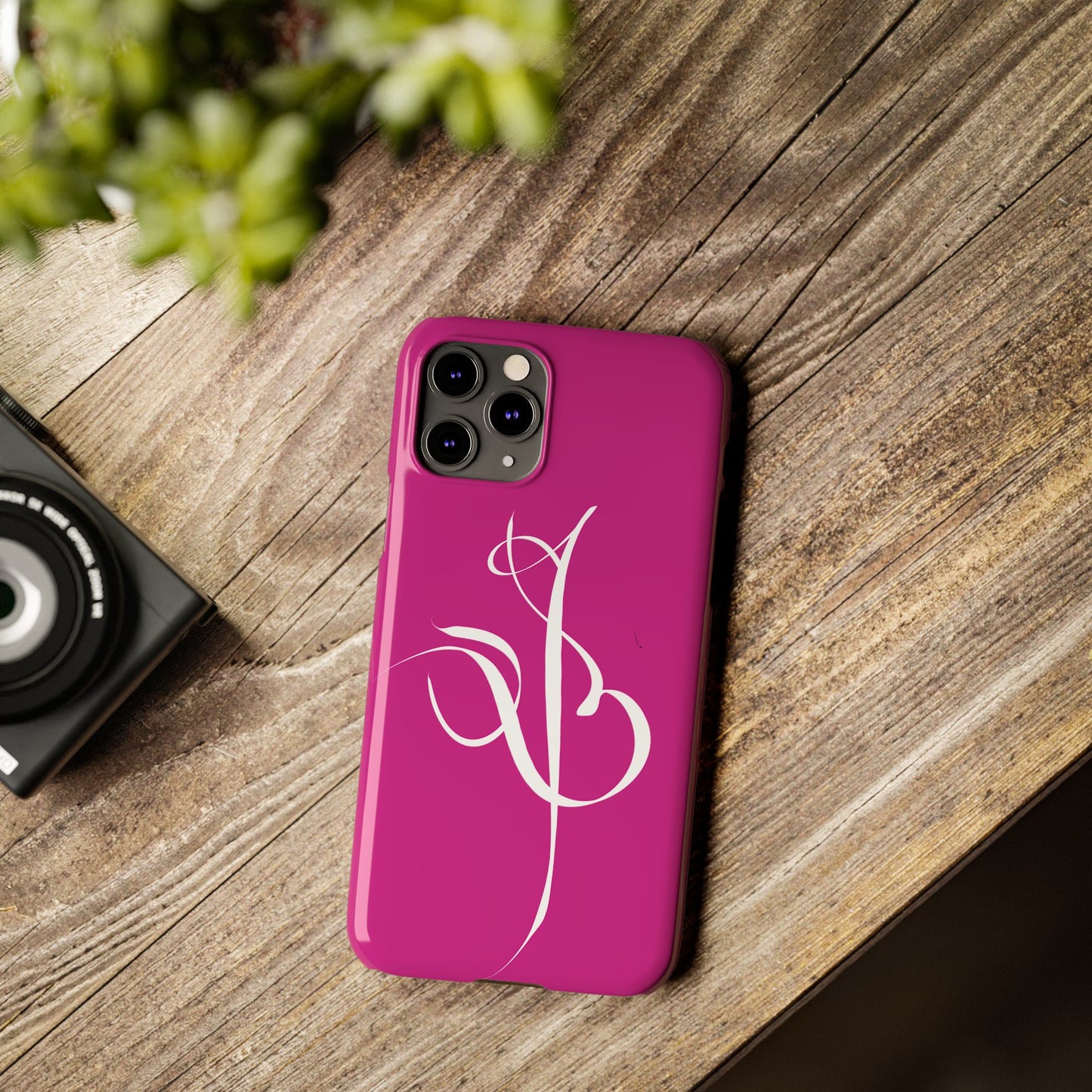 Modern Calligraphy Slim Phone Case -Eshgh (LOVE)