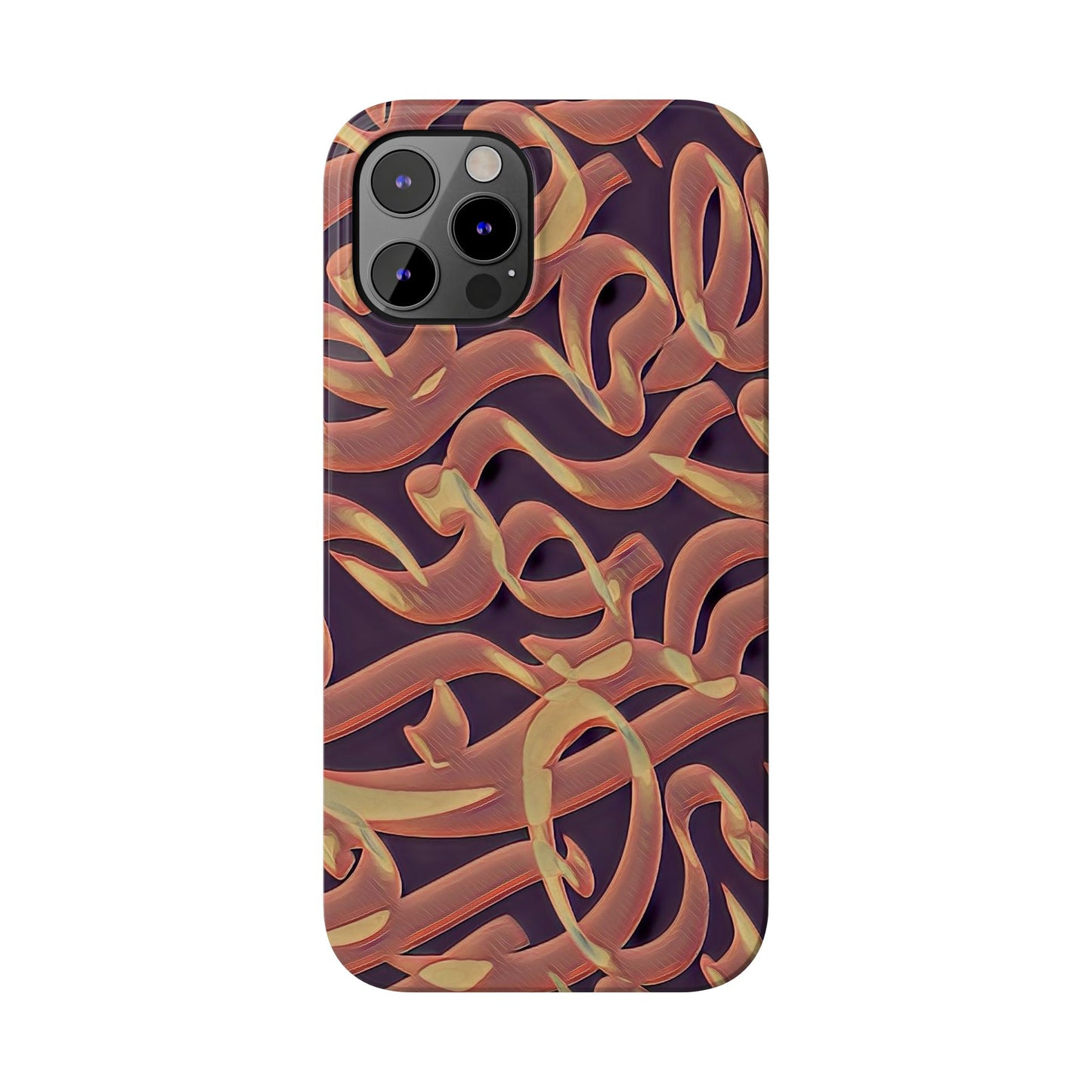 ' Modern Art Slim Phone Case -LOVE I-
