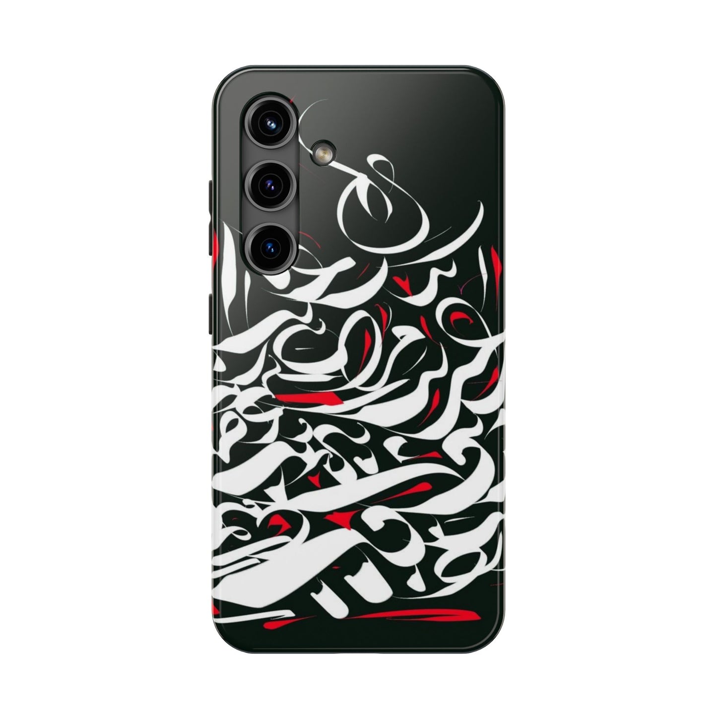 Phone Case Calligraphy Red Black White Tough Phone Case