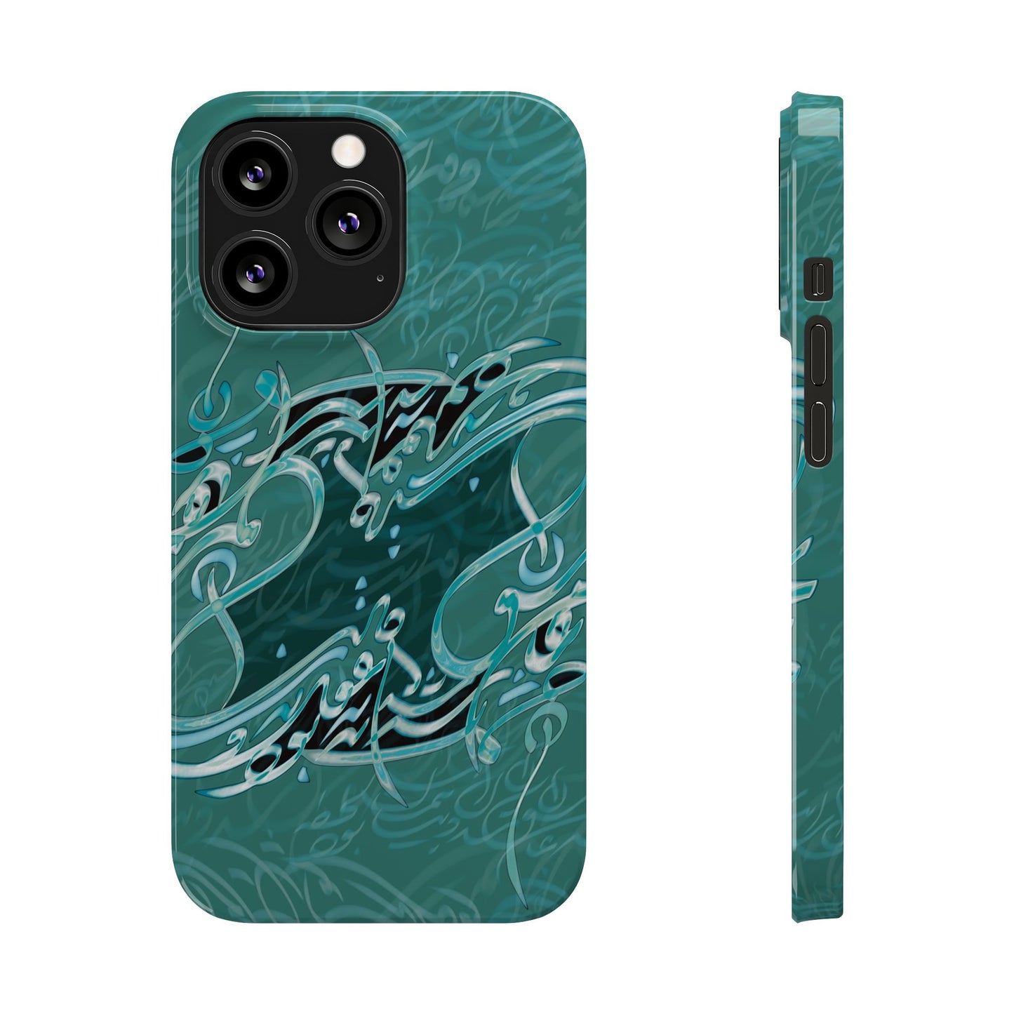 ' Modern Calligraphy Art Slim Phone Case