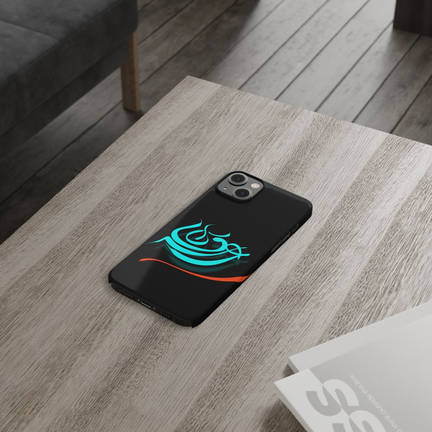' Modern Art Slim Phone Case -LOVE