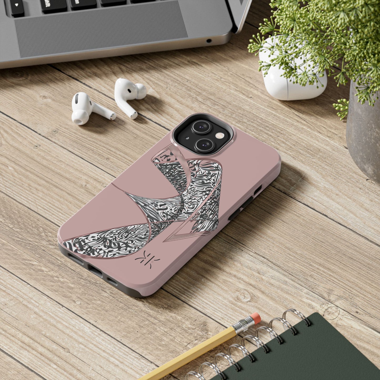 Kalli K Phone Case Persian Calligraphy Art.