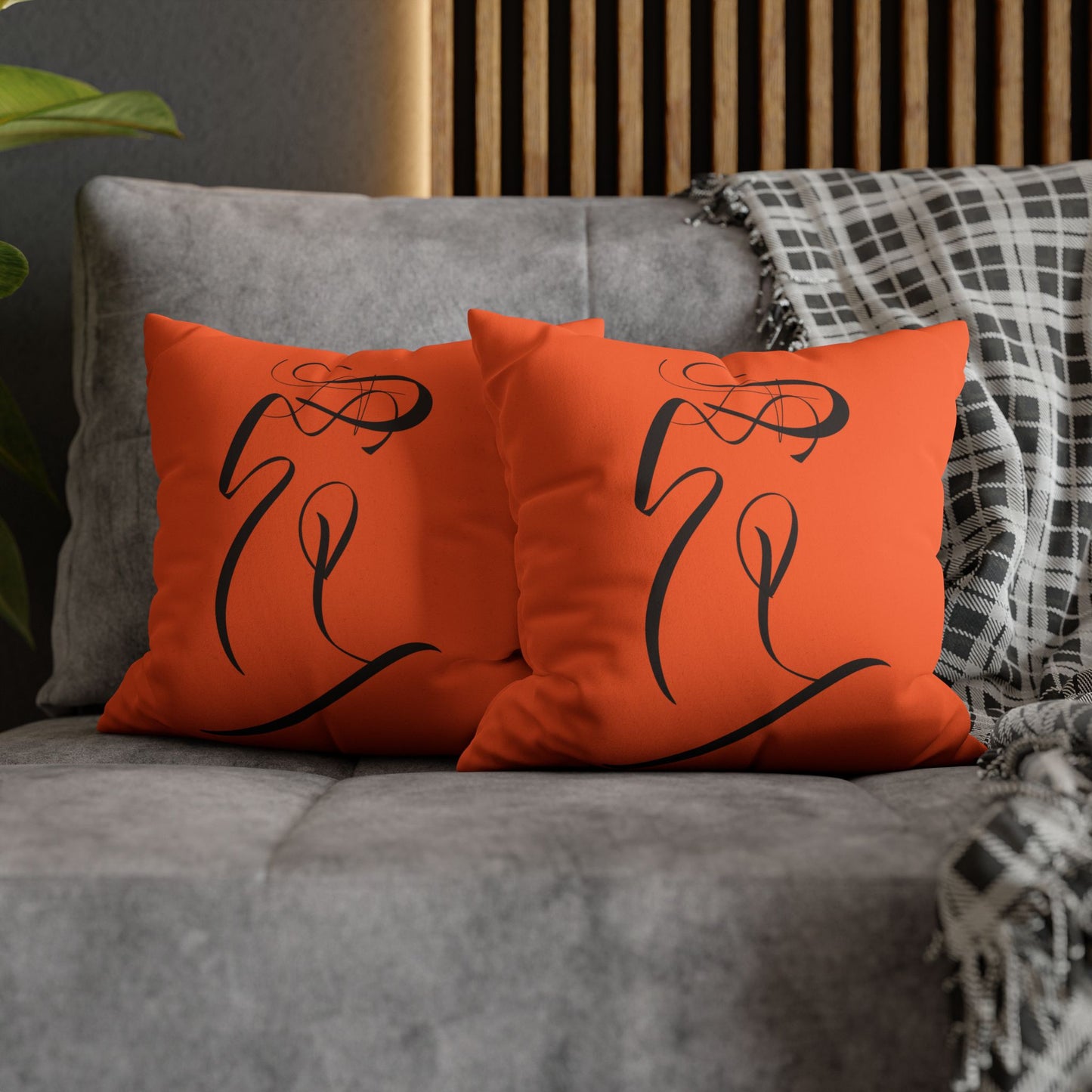Copy of Square Pillowcase - Modern Art Portrait Watercolour Design