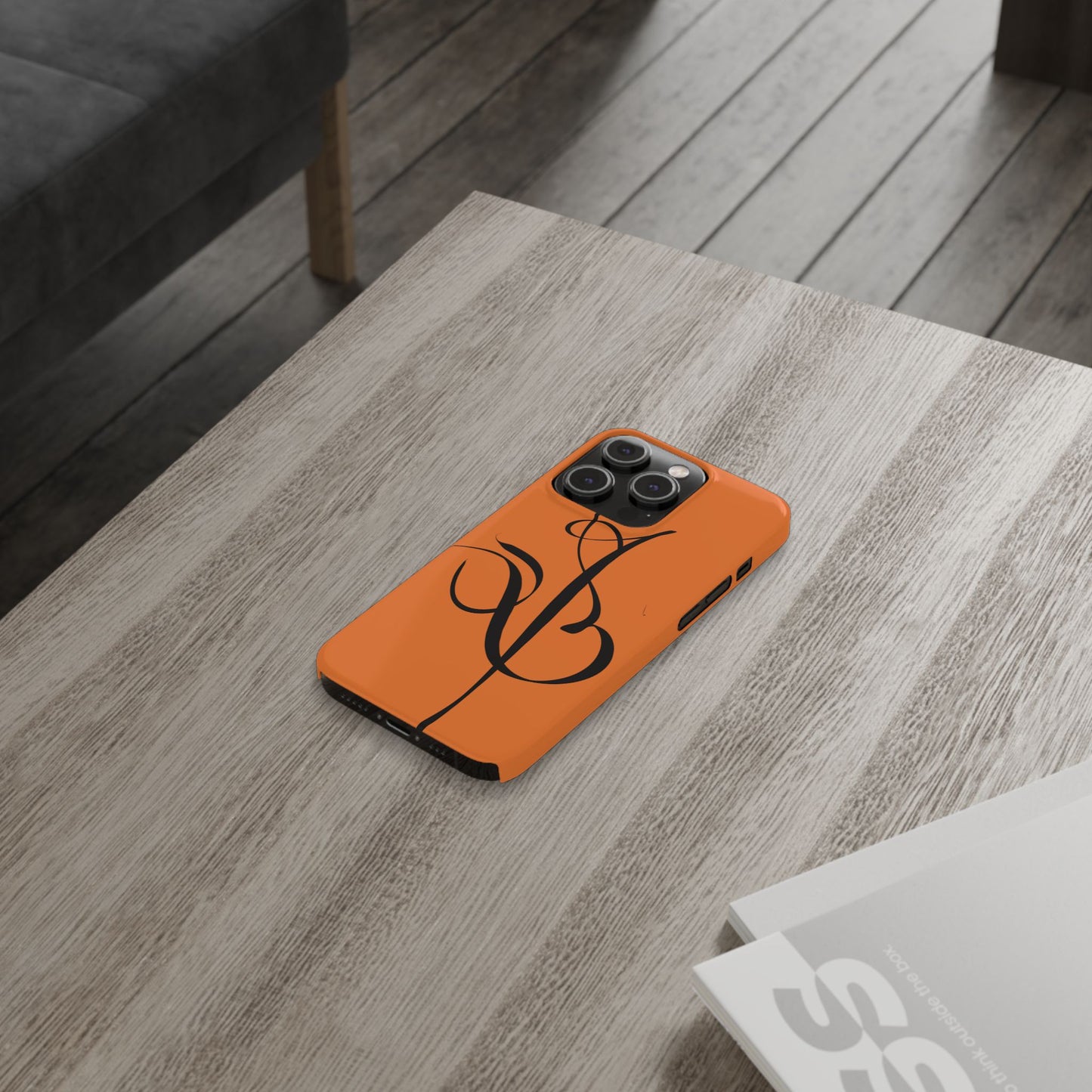 ' Modern Art Slim Phone Case -LOVE,