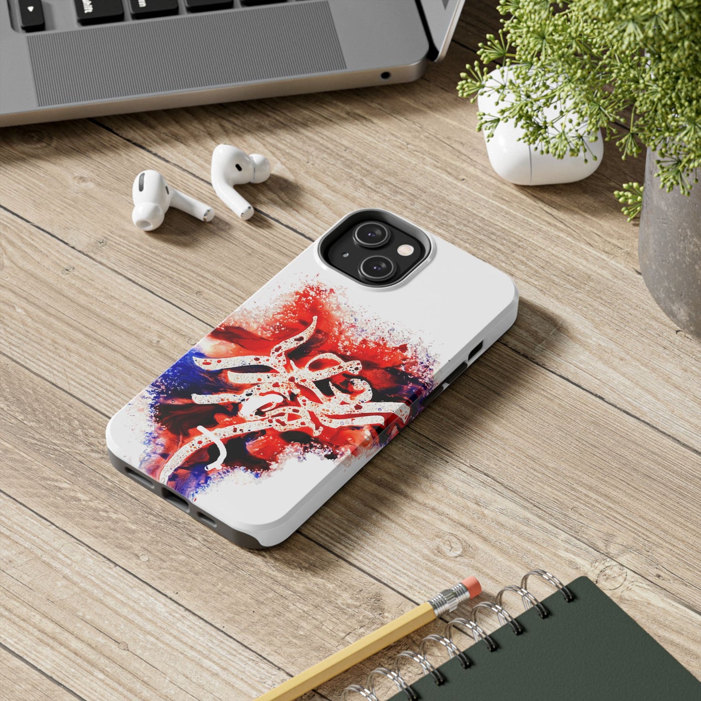 Candle Calligraphy Phone Case - Persian Art Inspired Beautiful Girl Design
