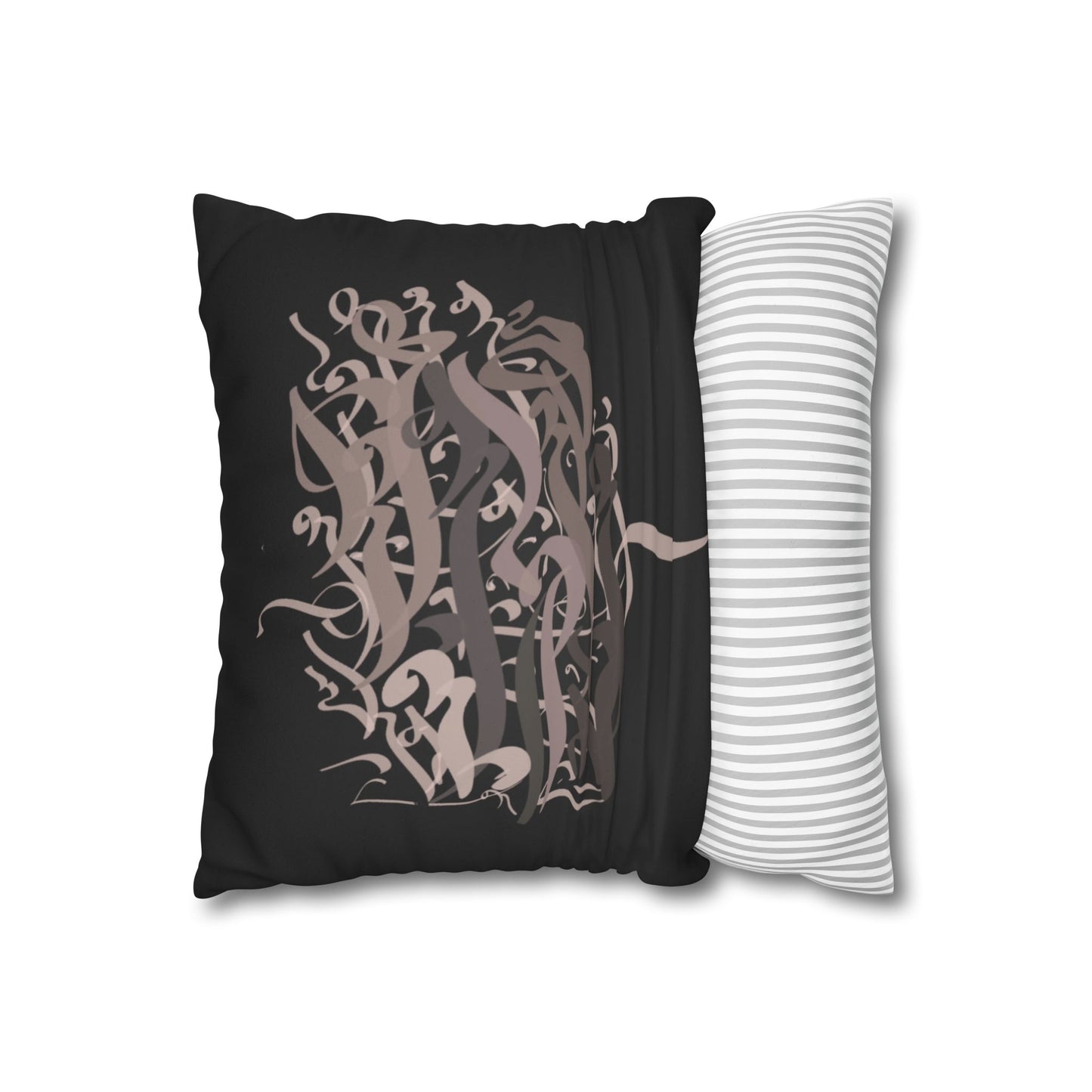 Square Pillowcase - Persian Calligraphy, Modern Handwriting Design