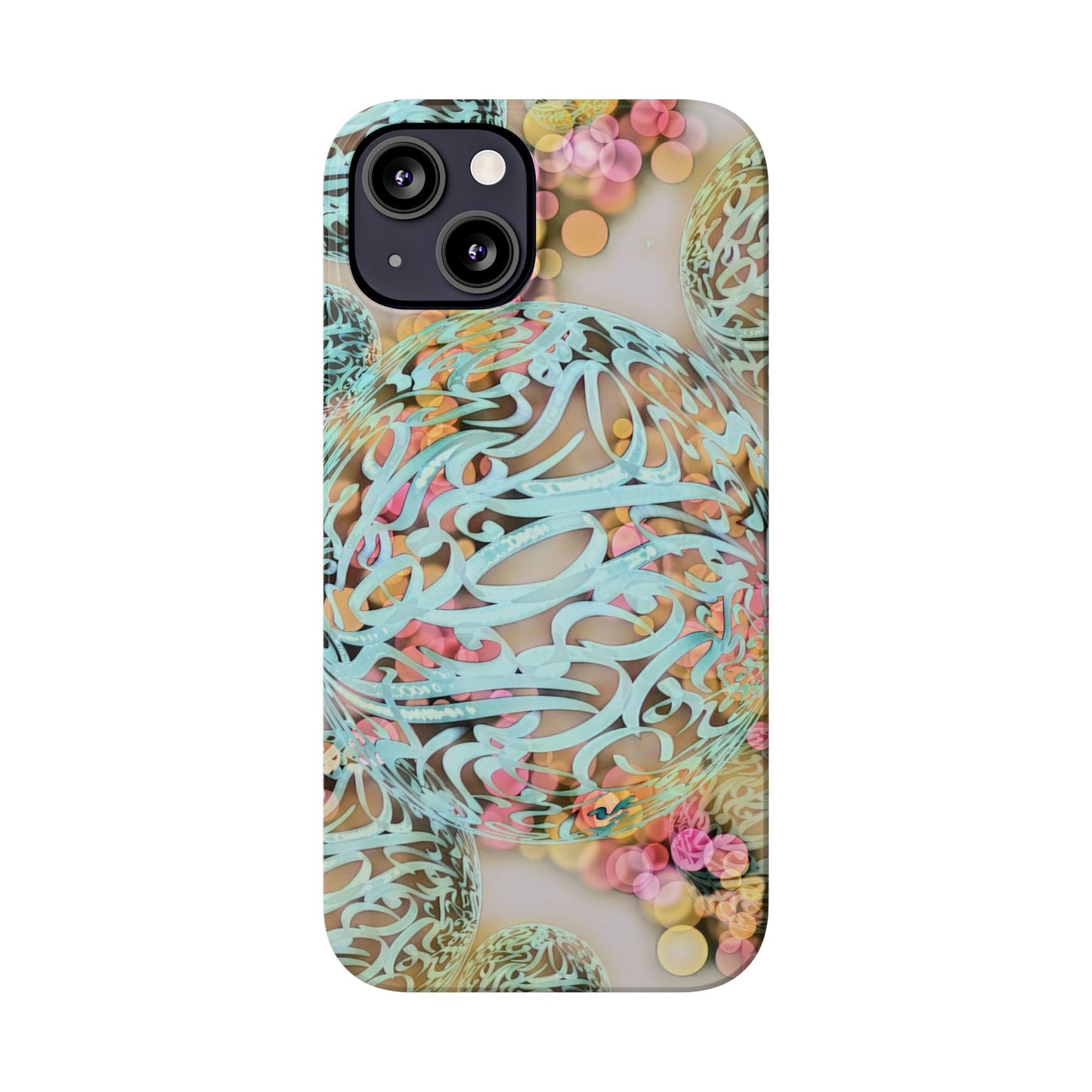 Copy of Copy of Copy of ' Modern Art Slim Phone Case -LOVE I-