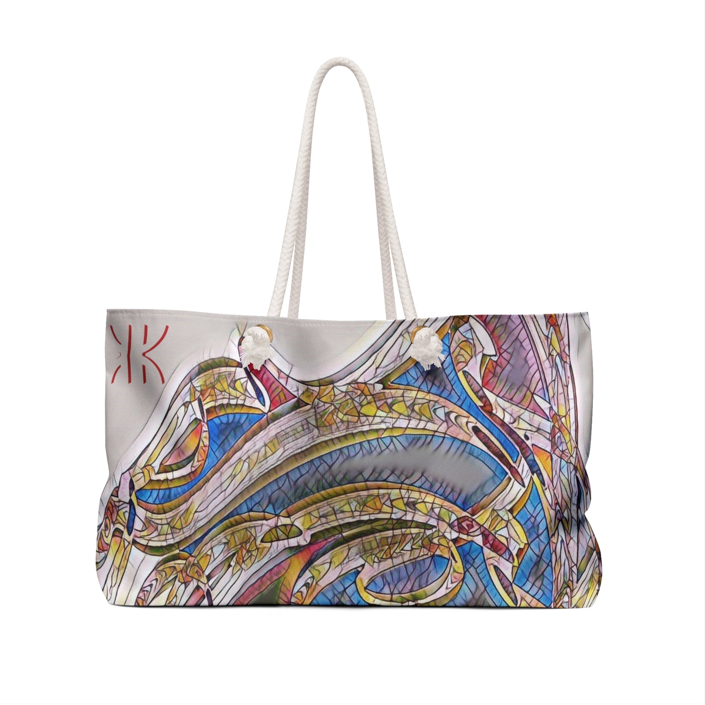 Kalli K Weekender Bag – Modern Calligraphy design