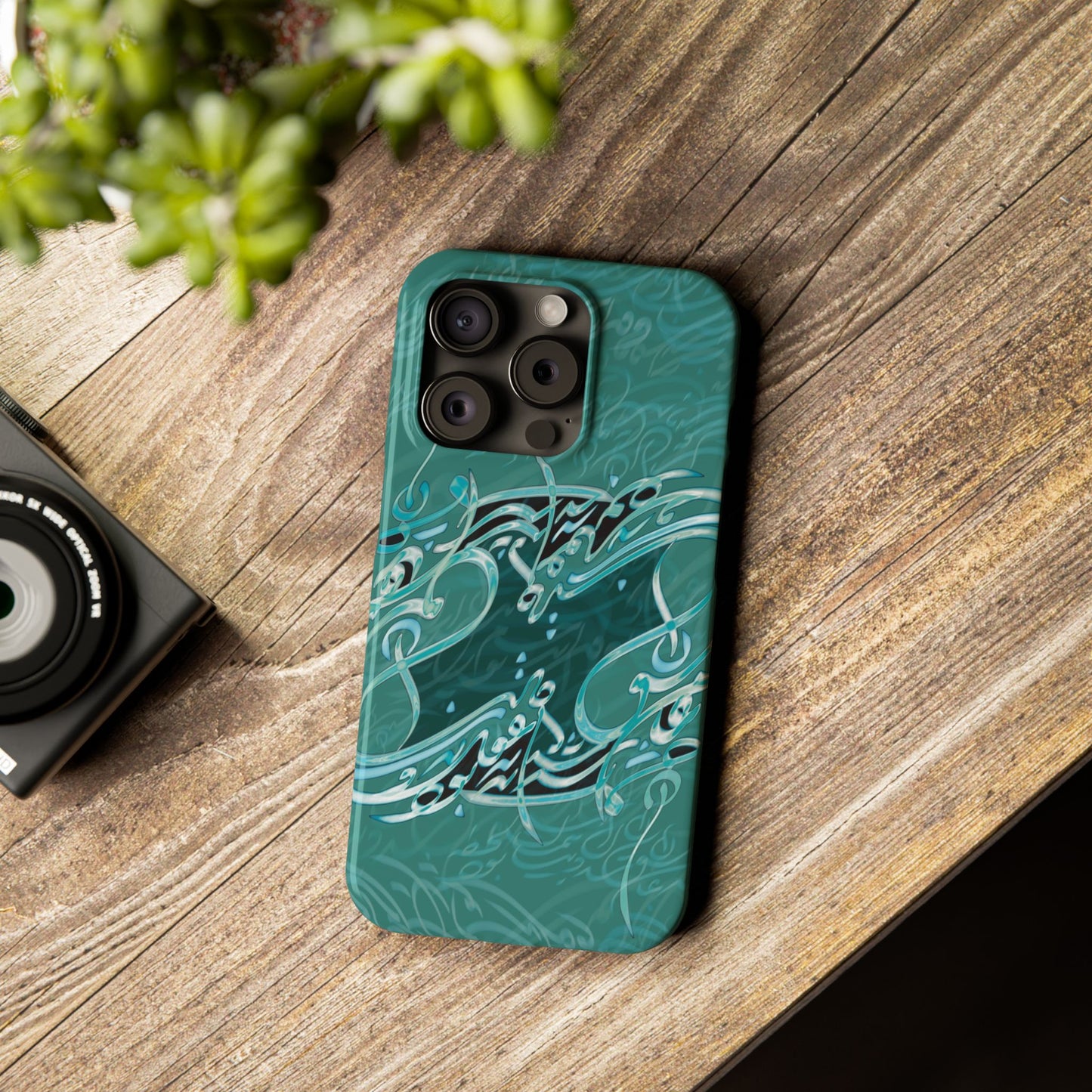' Modern Calligraphy Art Slim Phone Case