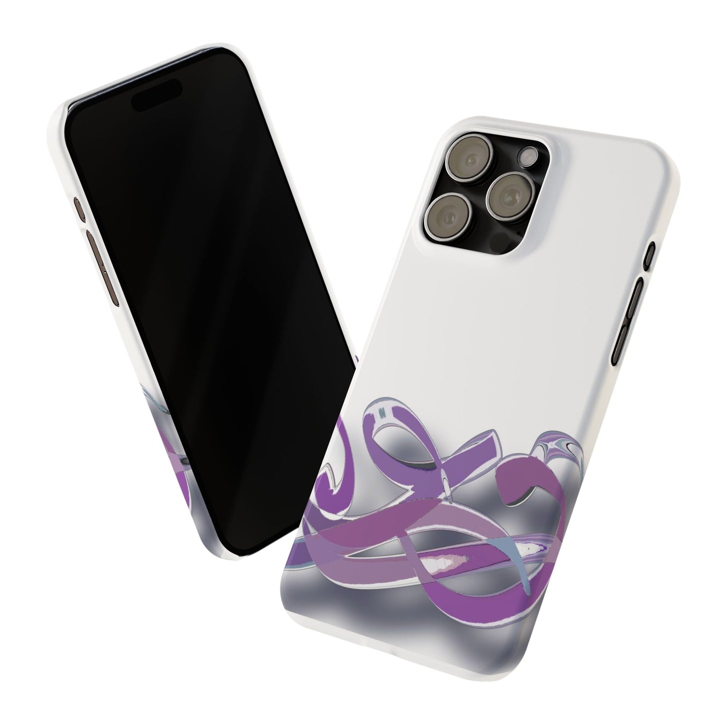 ' Modern Art Slim Phone Case -Calligraphy