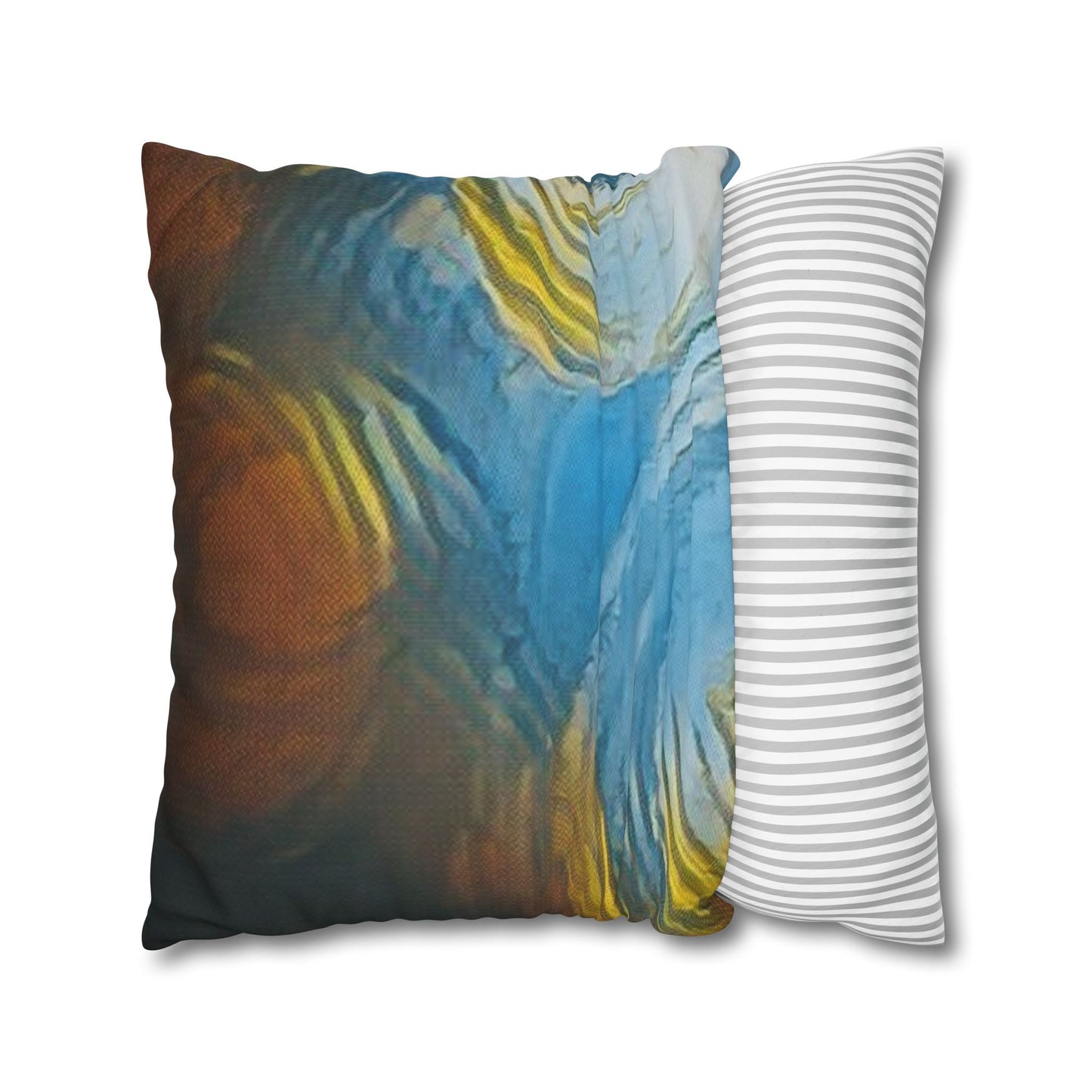Square Pillowcase - Modern Art Portrait Watercolour Design