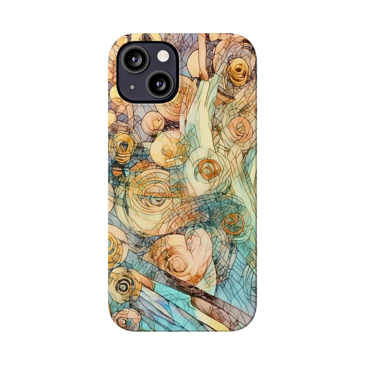 . ' Modern Art Slim Phone Case -.