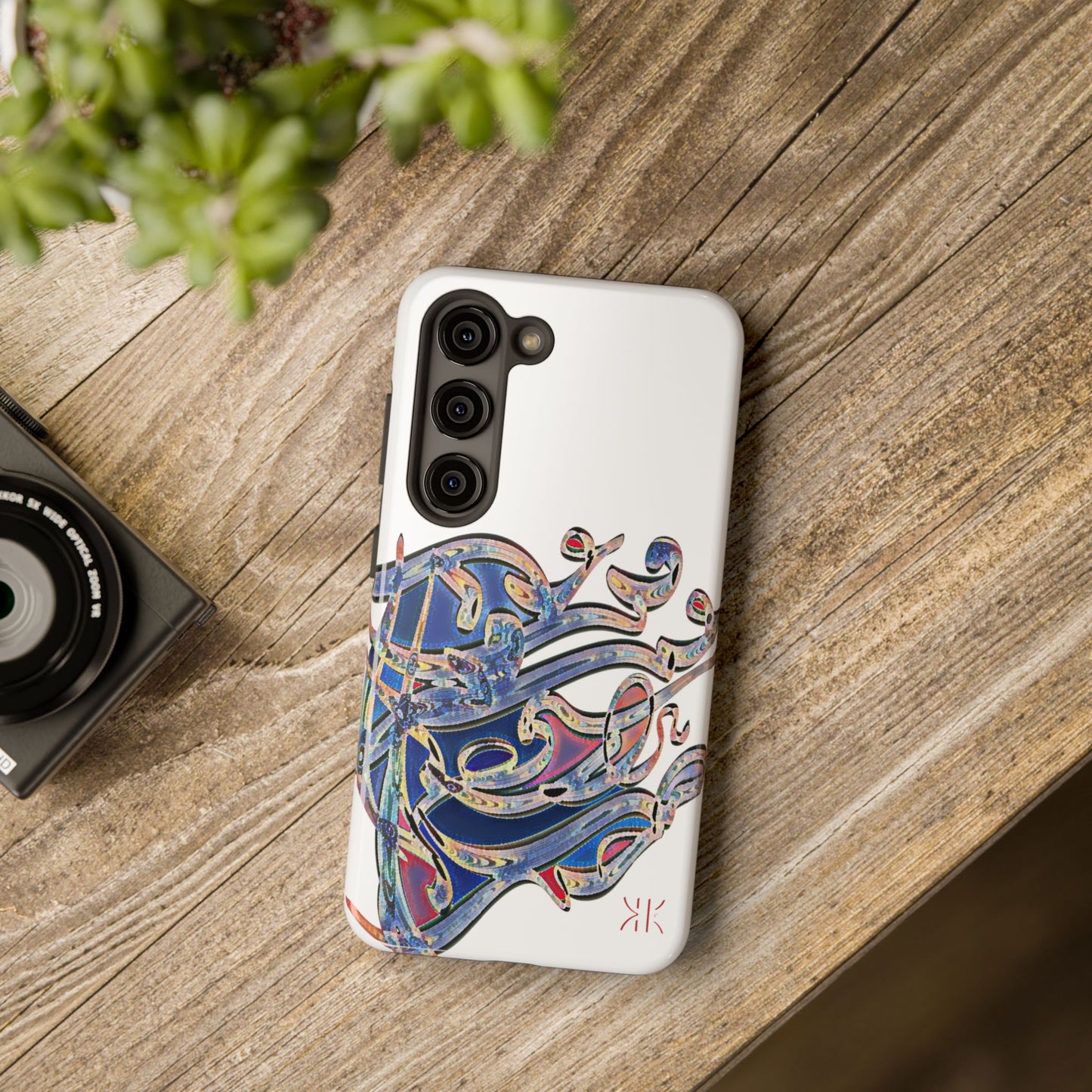 Kalli K Phone Case Persian Calligraphy Art.