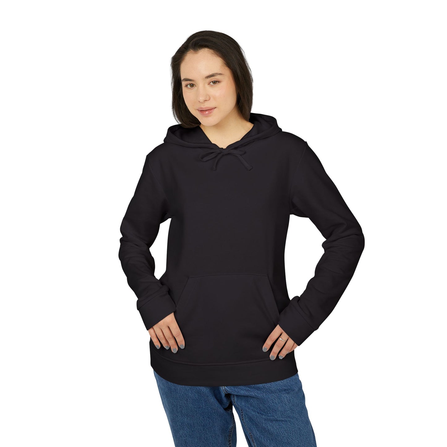 Kalli K X Adidas Unisex Fleece Hoodie- modern calligraphy.
