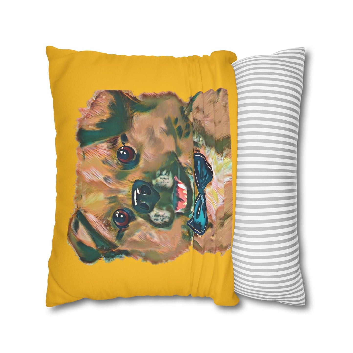 Baghlava Pillowcase - Modern Art Portrait Watercolour Design