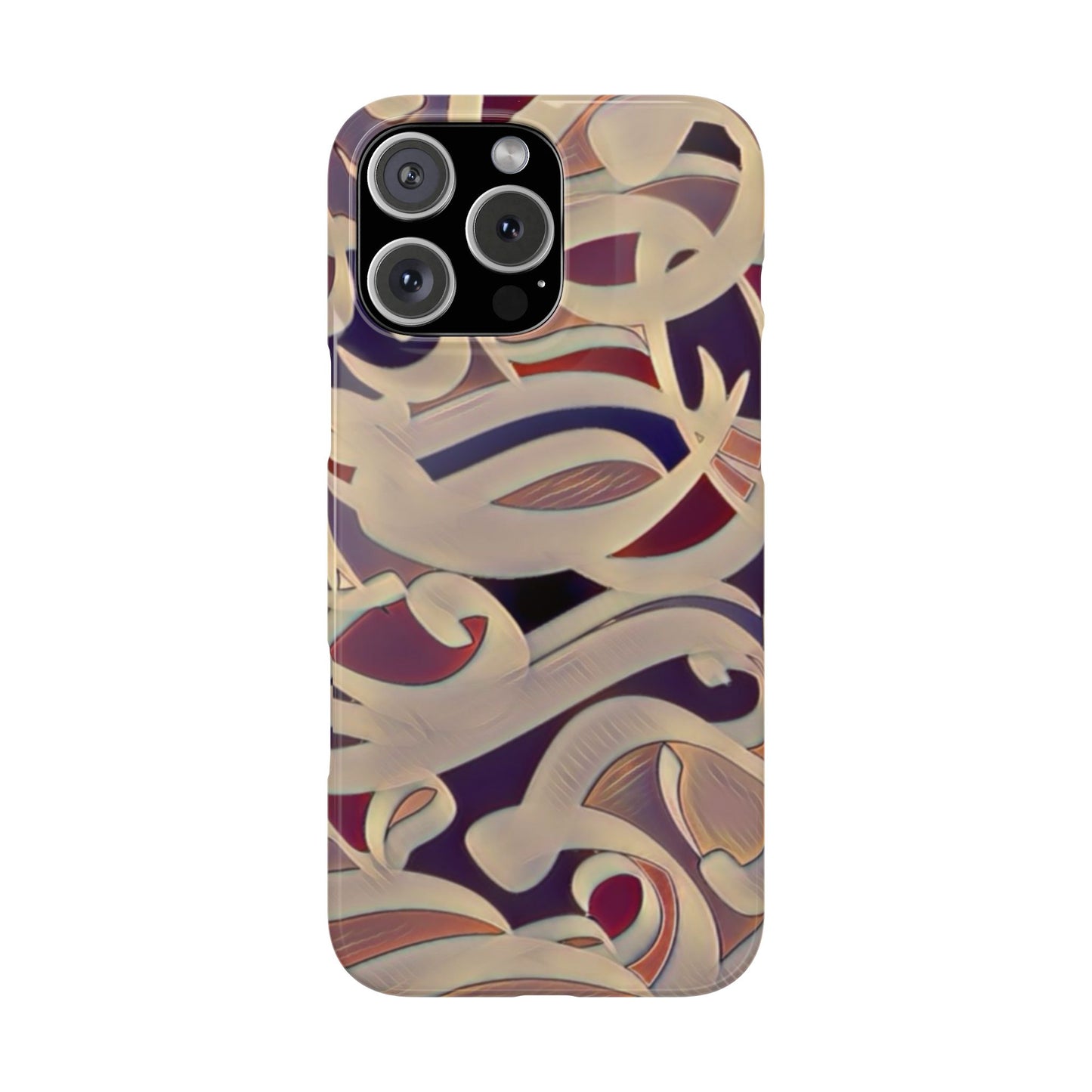 ' Modern Art Slim Phone Case -LOVE