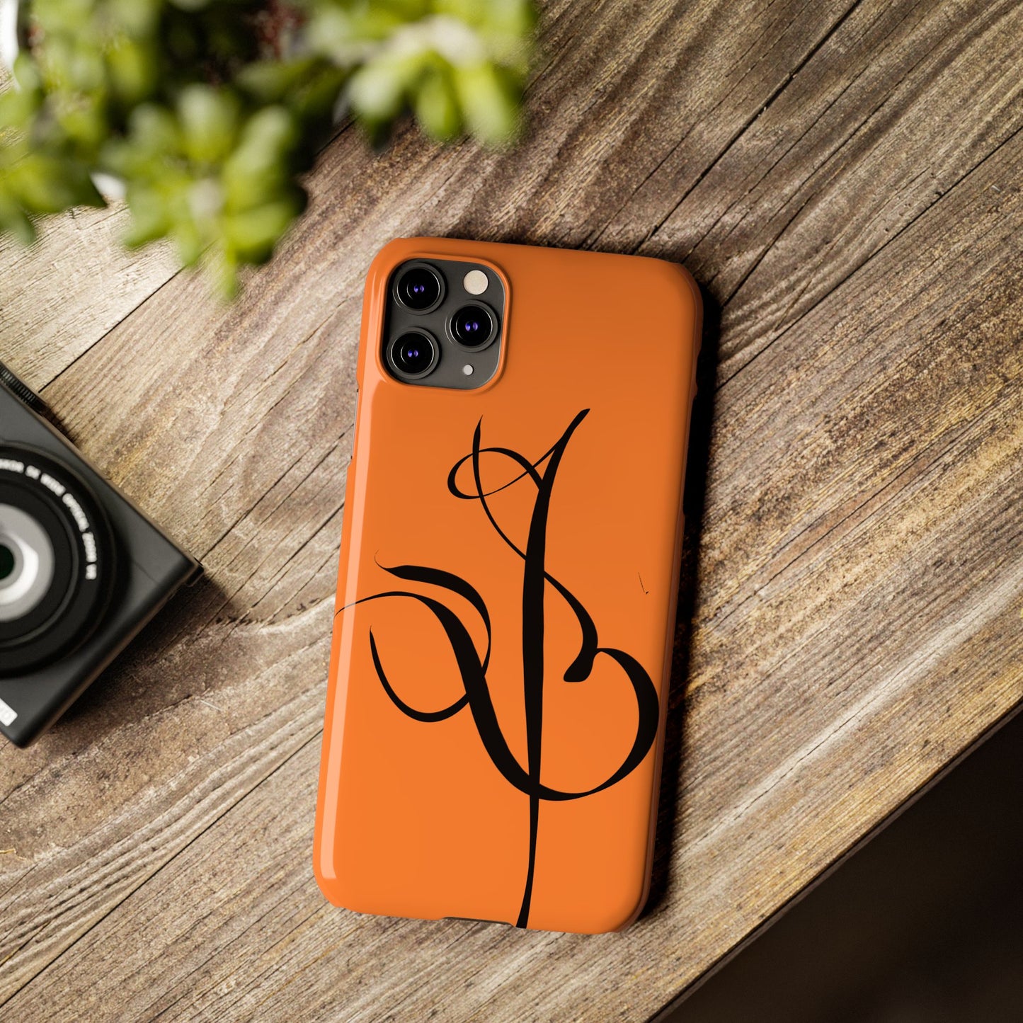 ' Modern Art Slim Phone Case -LOVE,