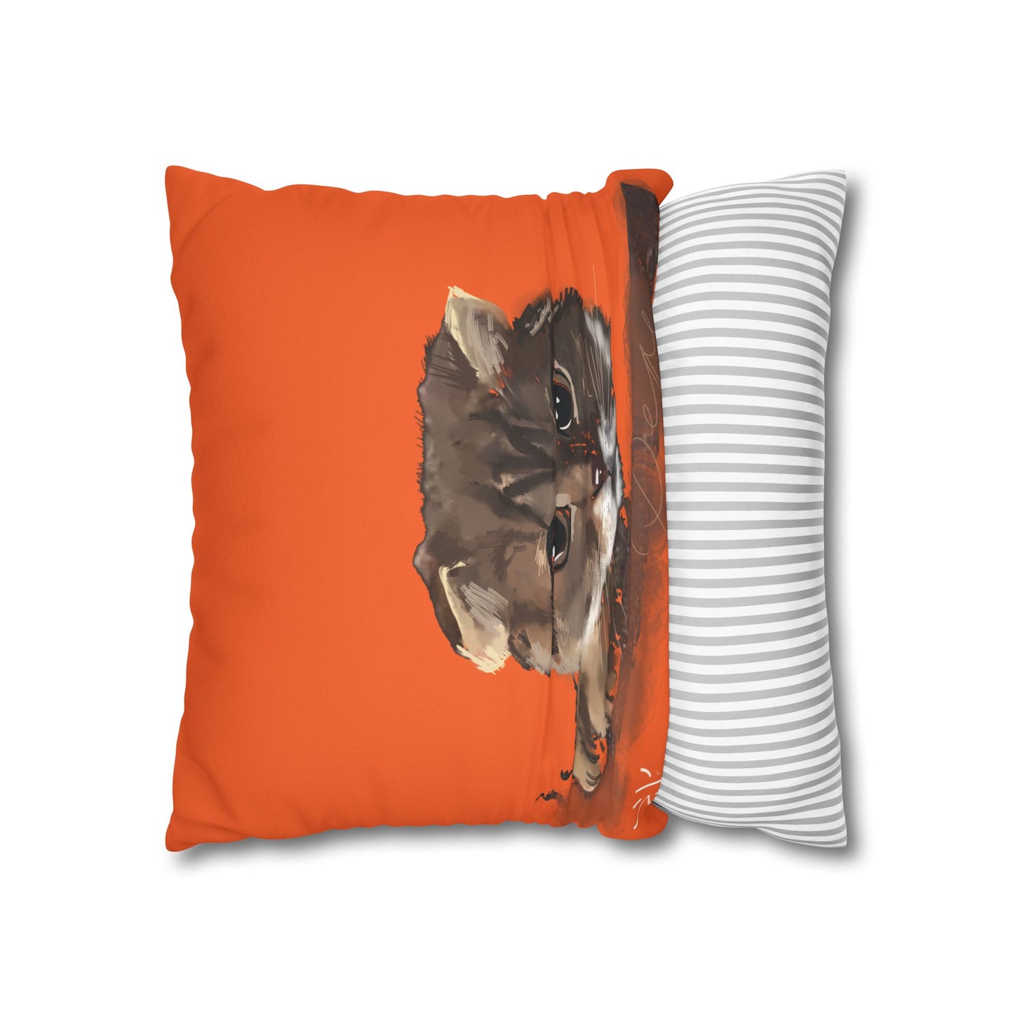 Pepe Pillowcase - Modern Art Portrait Watercolour Design