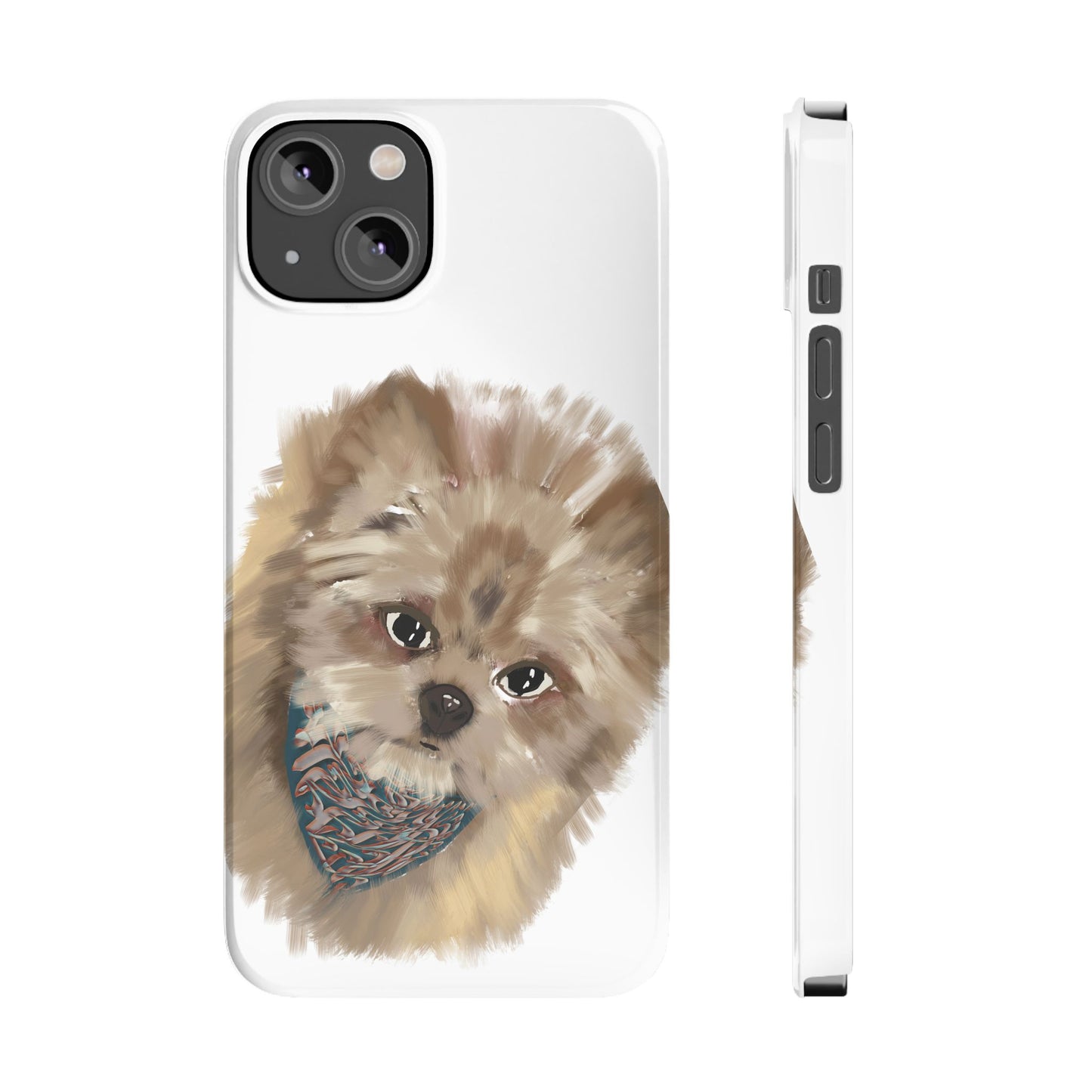 ' Modern Art Slim Phone Case-Lily