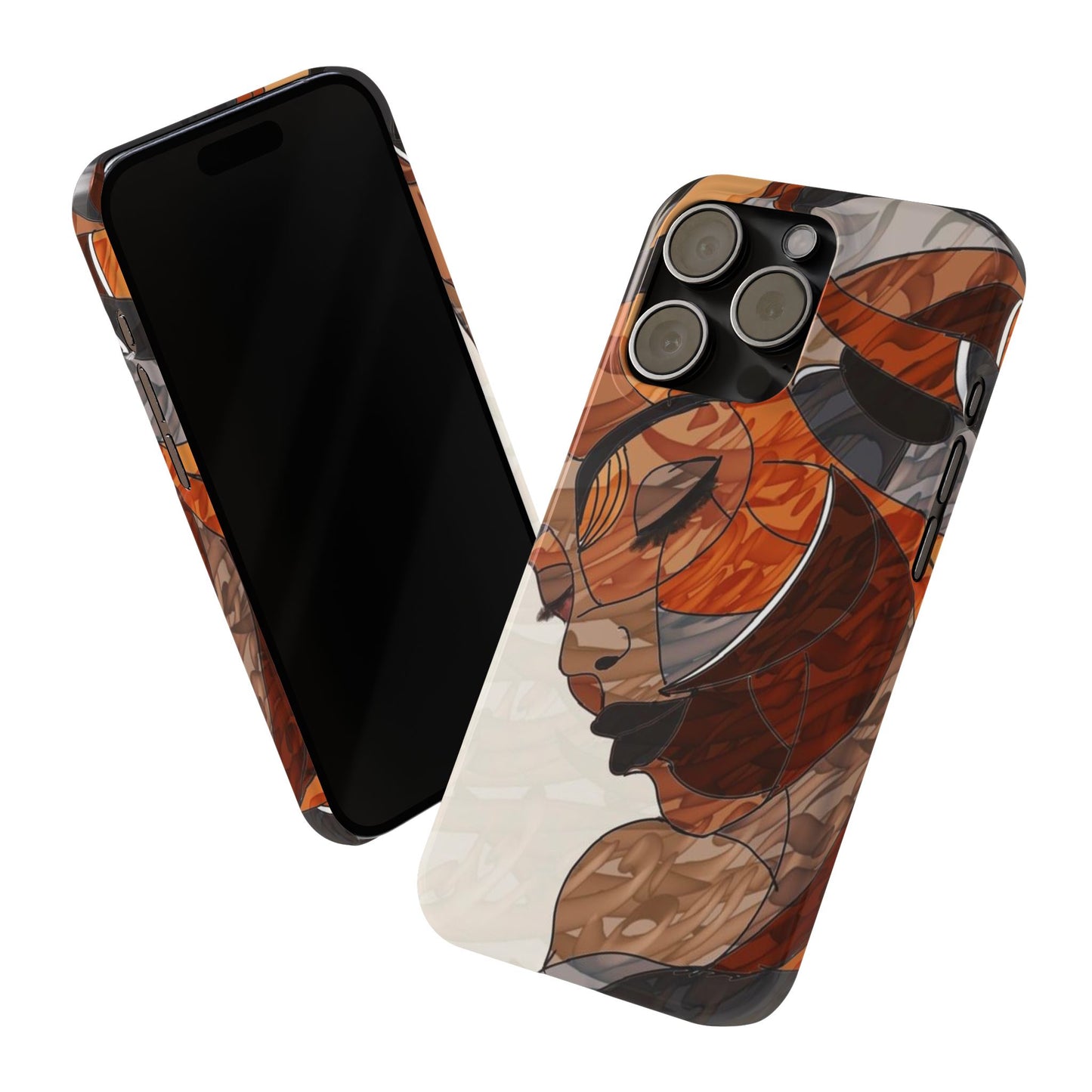 ' Modern Art Slim Phone Case -LOVE