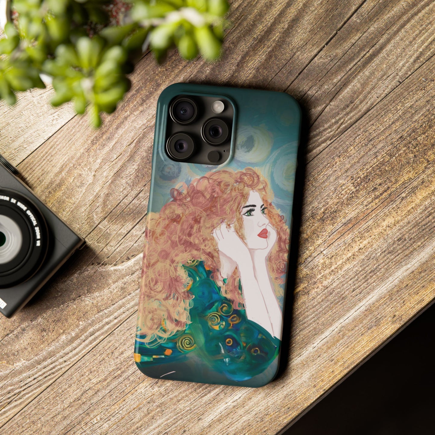 Copy of ' Modern Art  Slim Phone Case -LOVE