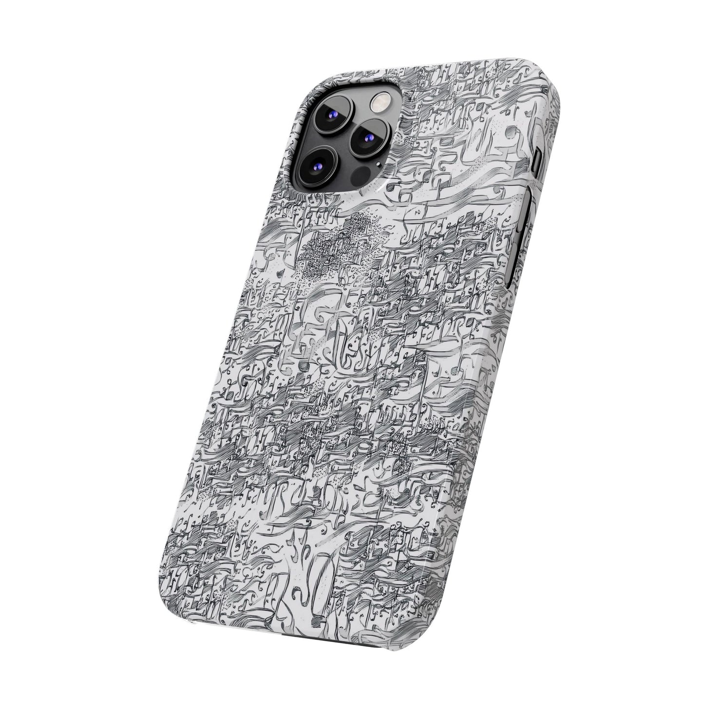 .ه,- ' Modern Art Slim Phone Case -LOVE I- I -.