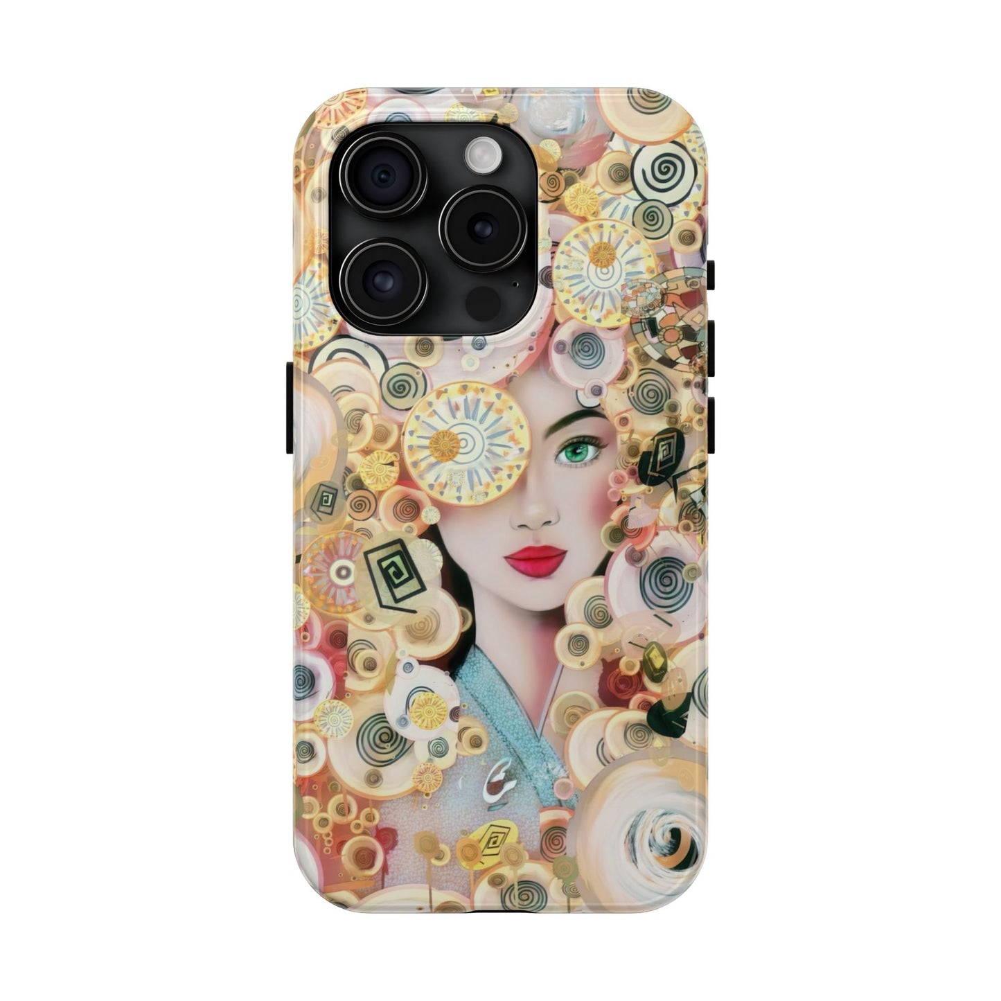 Phone Case - Persian Art Inspired Beautiful Girl Design