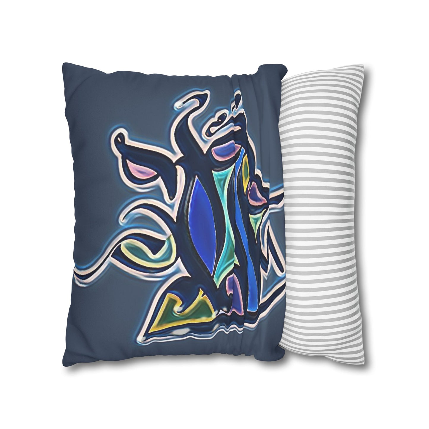 Square Pillowcase - Persian Calligraphy, Modern Handwriting Design