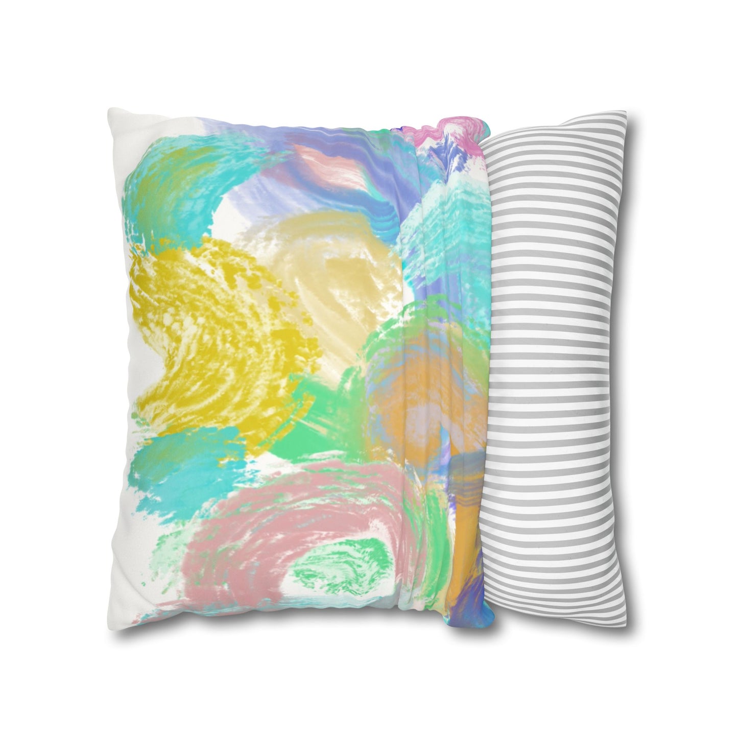 Copy of Square Pillowcase - Modern Art Portrait Watercolour Design