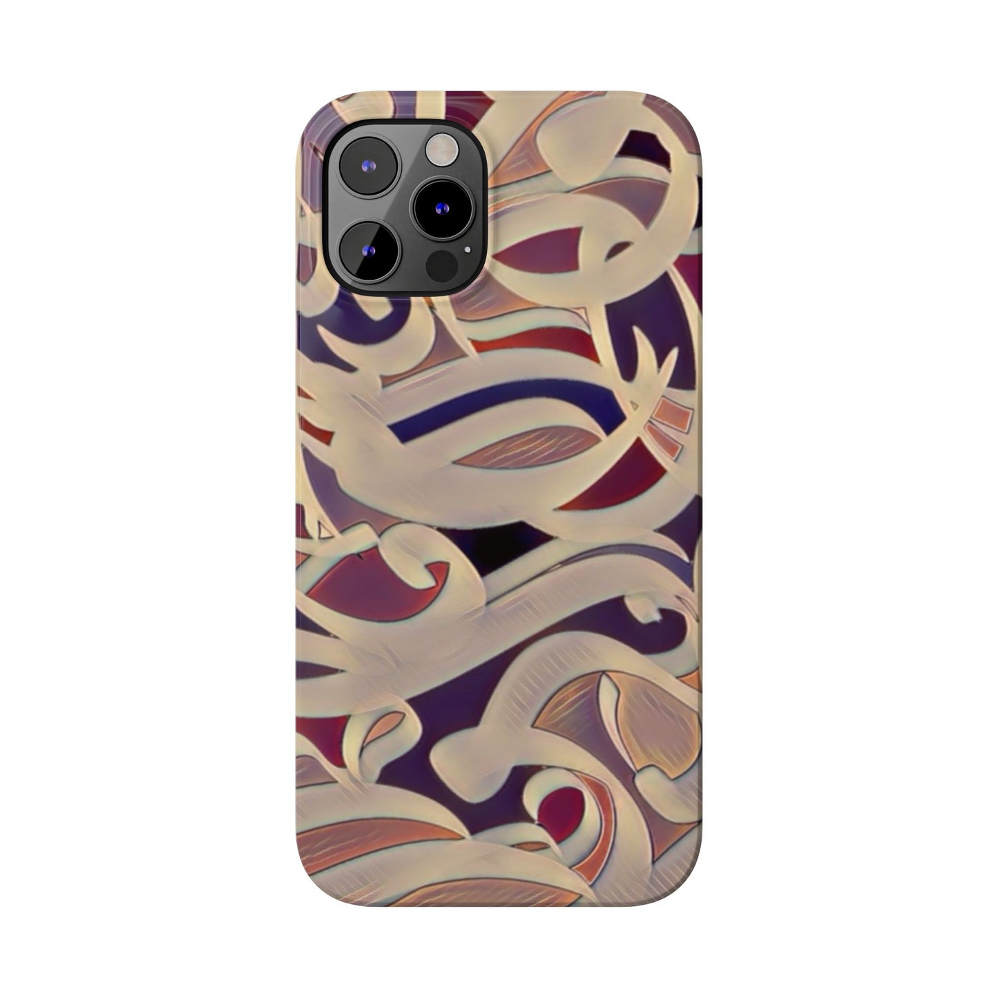 ' Modern Art Slim Phone Case -LOVE
