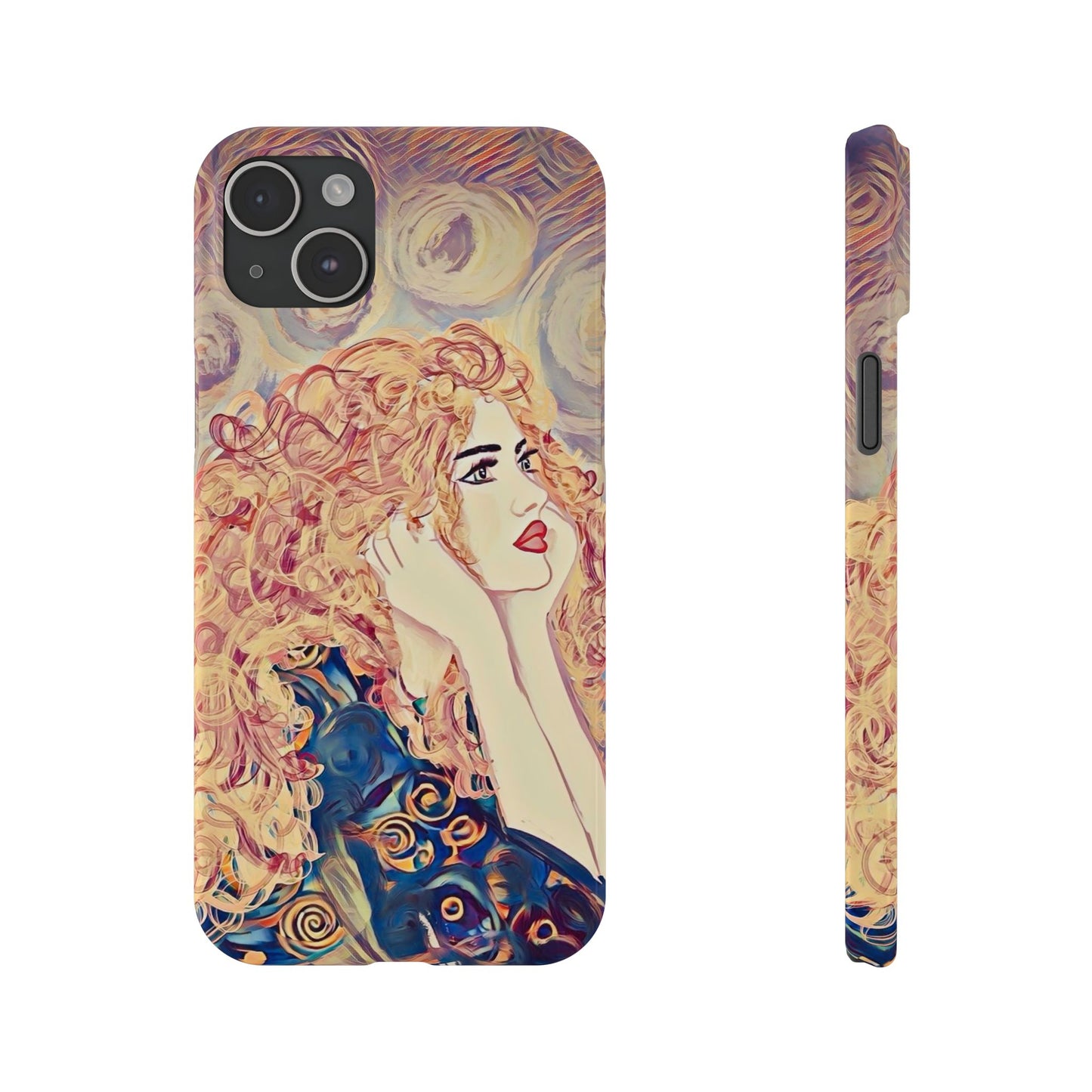 ' Modern Art Slim Phone Case -LOVE,