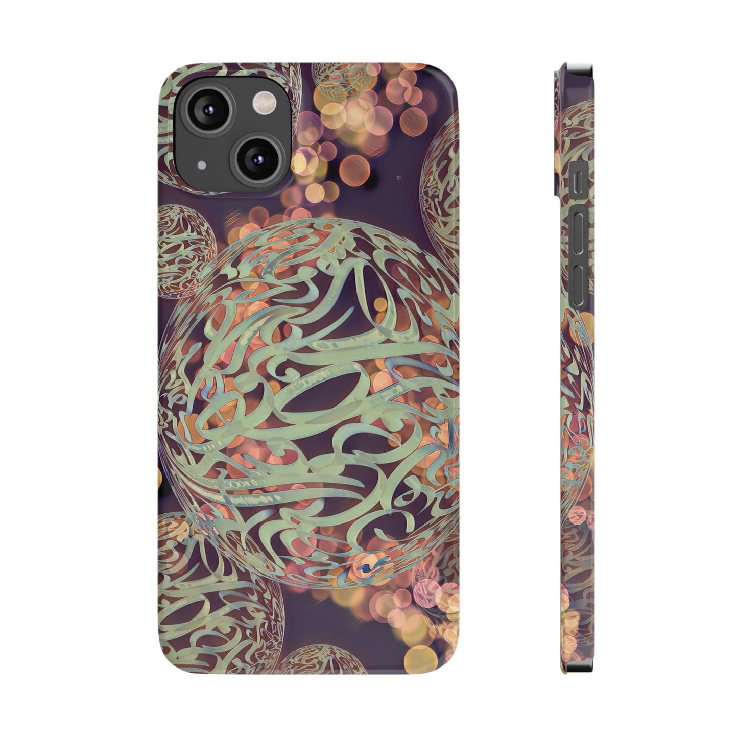 Copy of Copy of ' Modern Art Slim Phone Case -LOVE I-