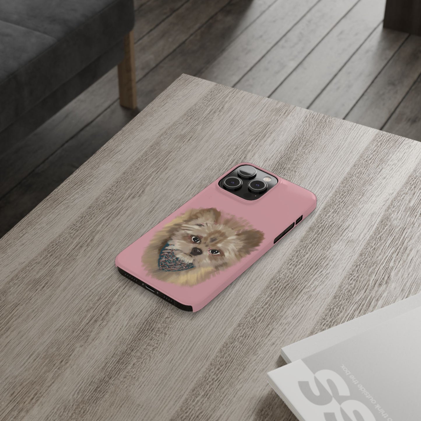 Copy of Copy of Copy of Copy of ' Modern Art Slim Phone Case -LOVE I-