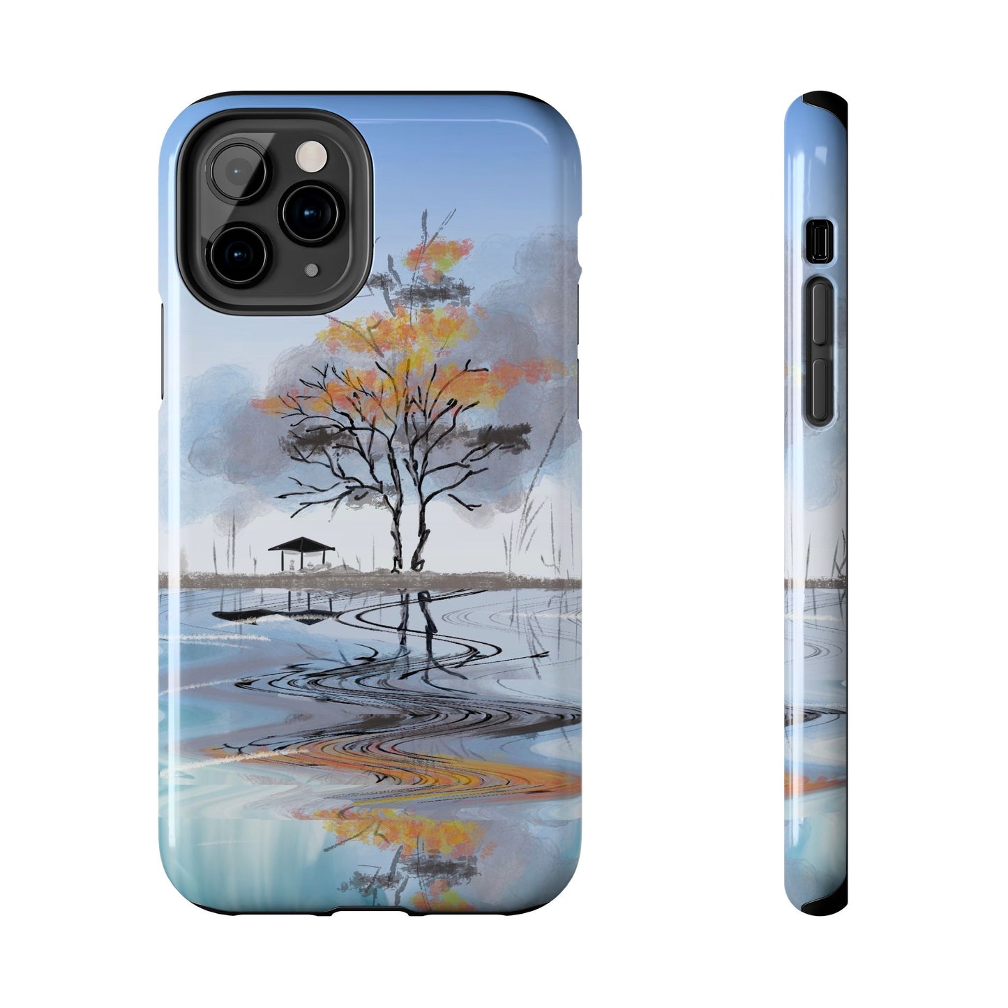 Serenity Phone Case Persian Calligraphy Art.