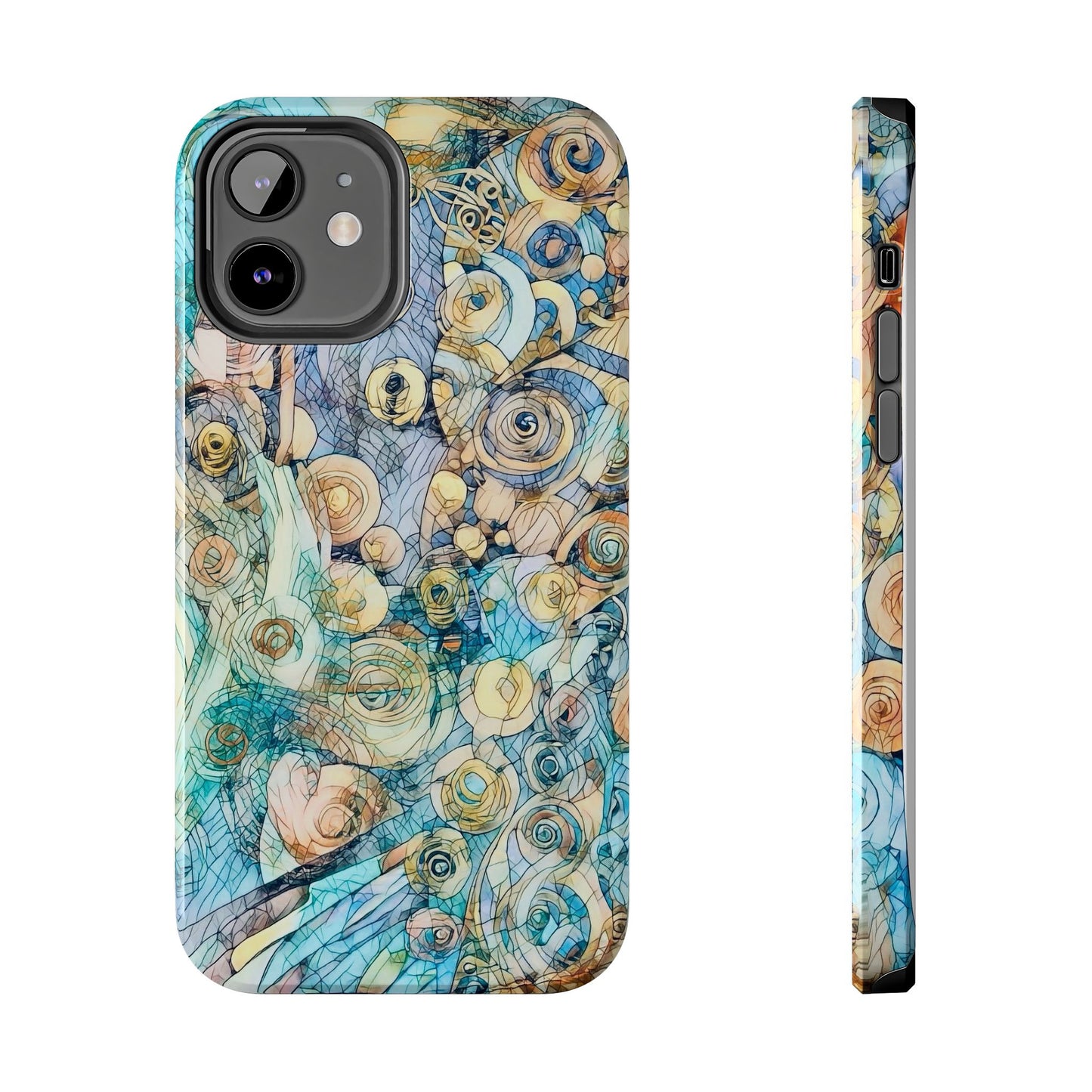 Golden Swirls Phone Case
