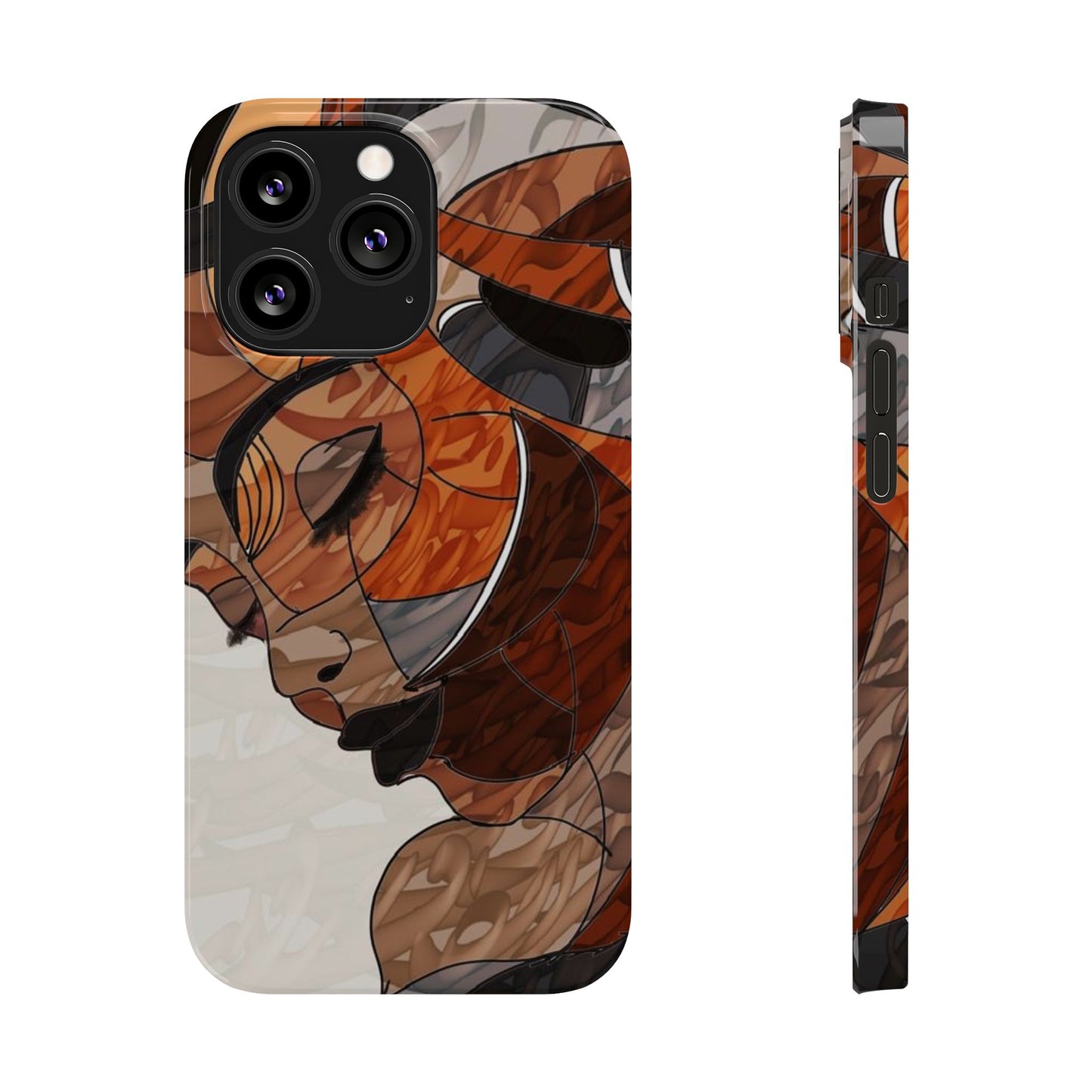 ' Modern Art Slim Phone Case -LOVE