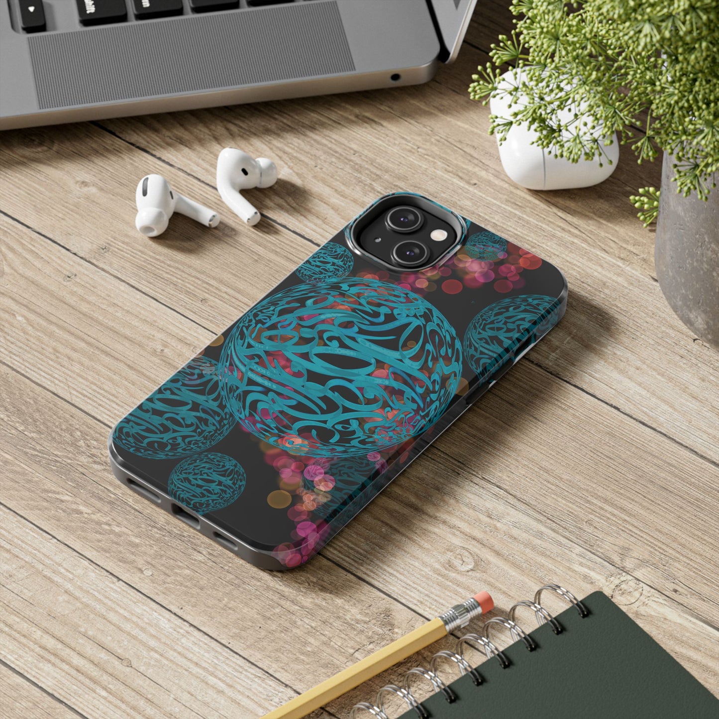 Phone Case Persian Calligraphy Modern Handwriting.